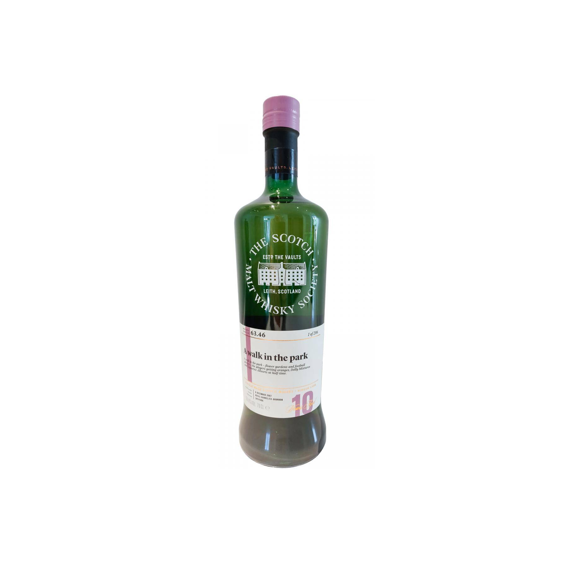 The Scotch Malt Whisky Society 2007 10 Years Single Malt Whisky