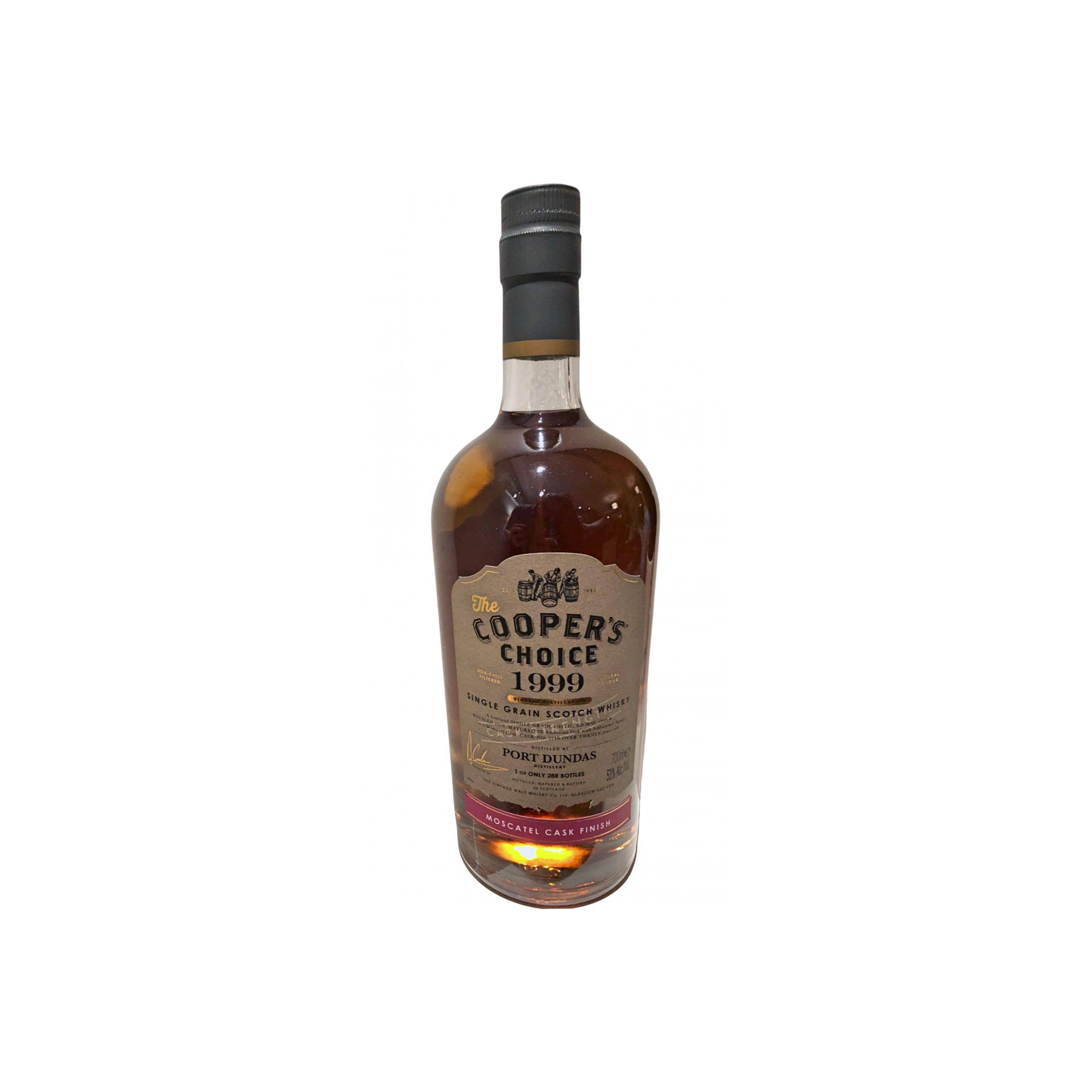 Port Dundas The Cooper's Choice 1999 20 Years Single Grain Whisky