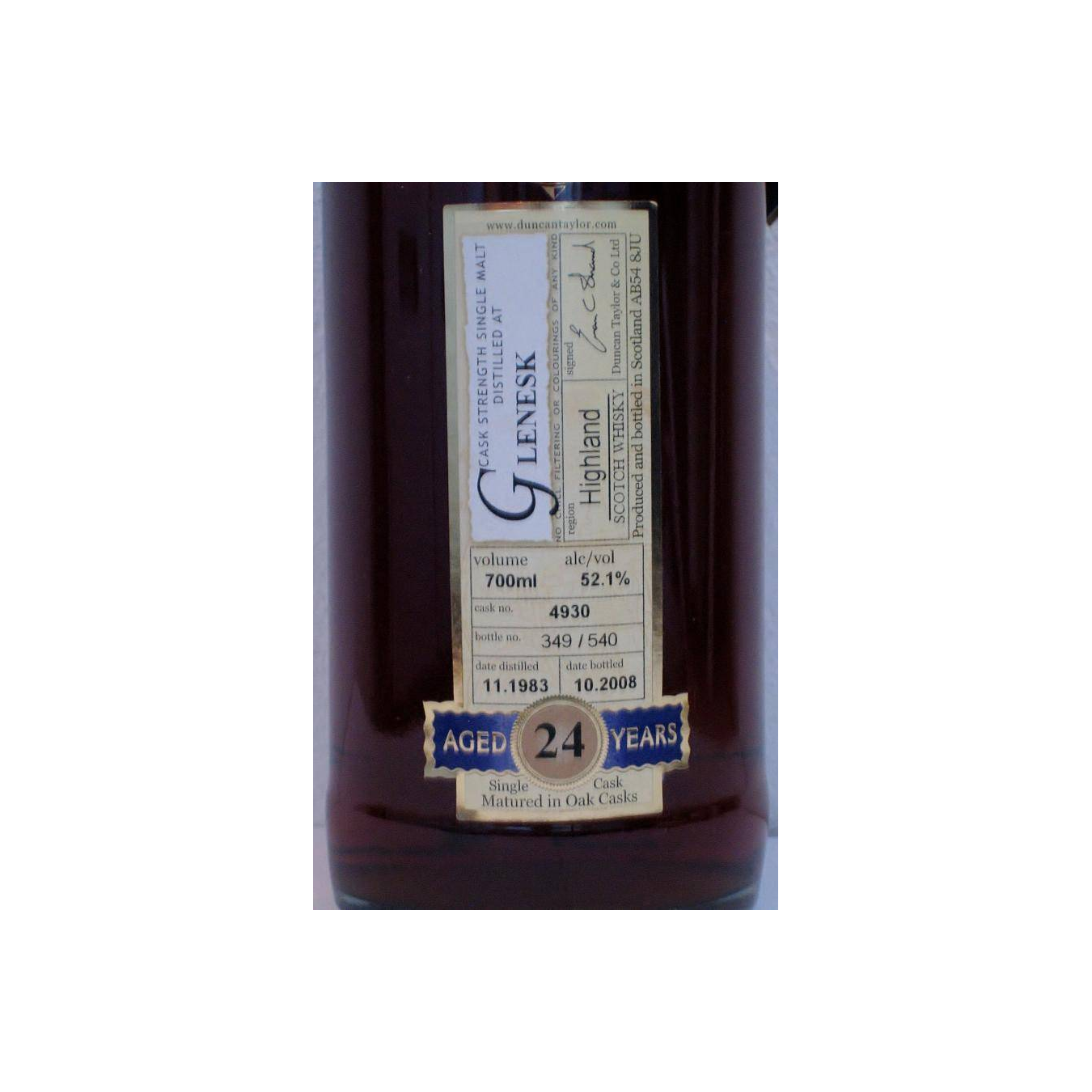 The Scotch Malt Whisky Society Rare Auld 1983 24 Years Single Malt Whisky 2