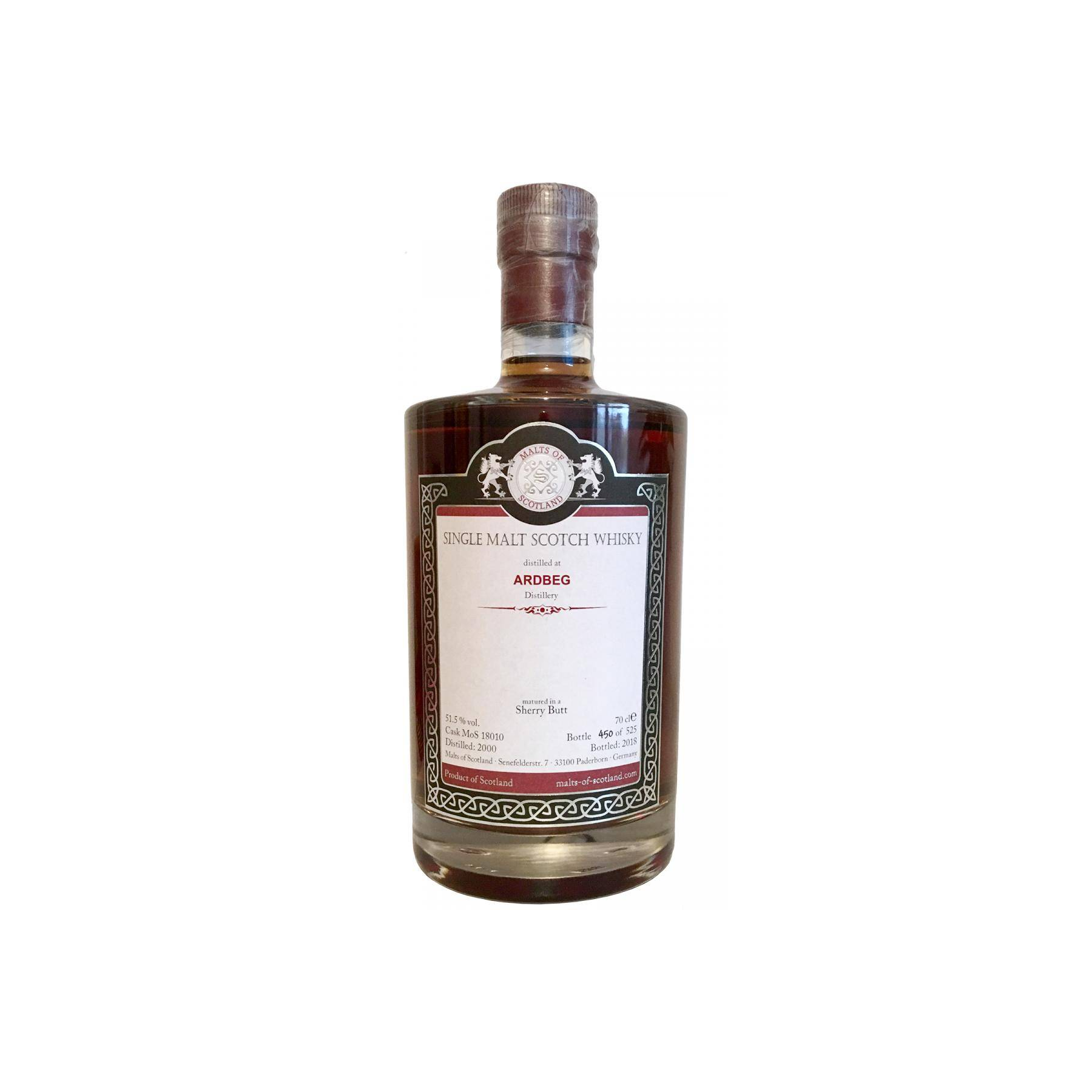 Ardbeg 2000 18 Years Single Malt Whisky