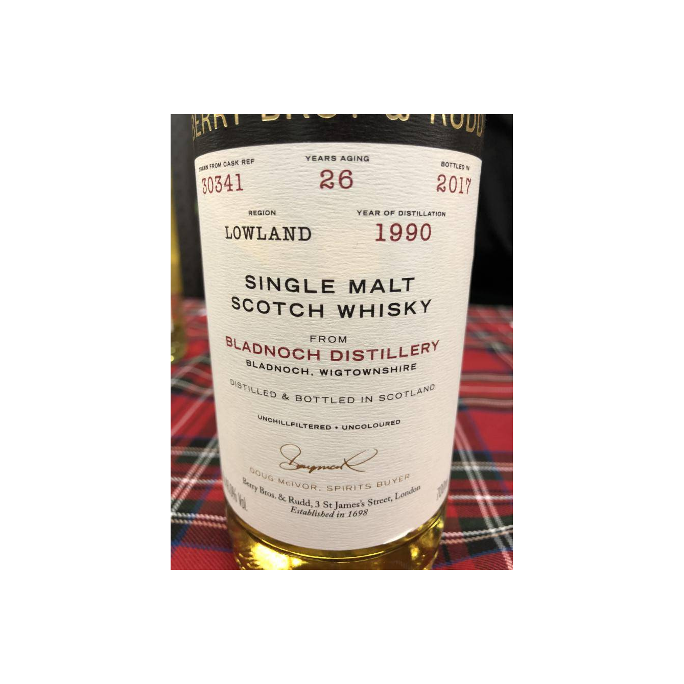 Bladnoch 1990 26 Years Single Malt Whisky