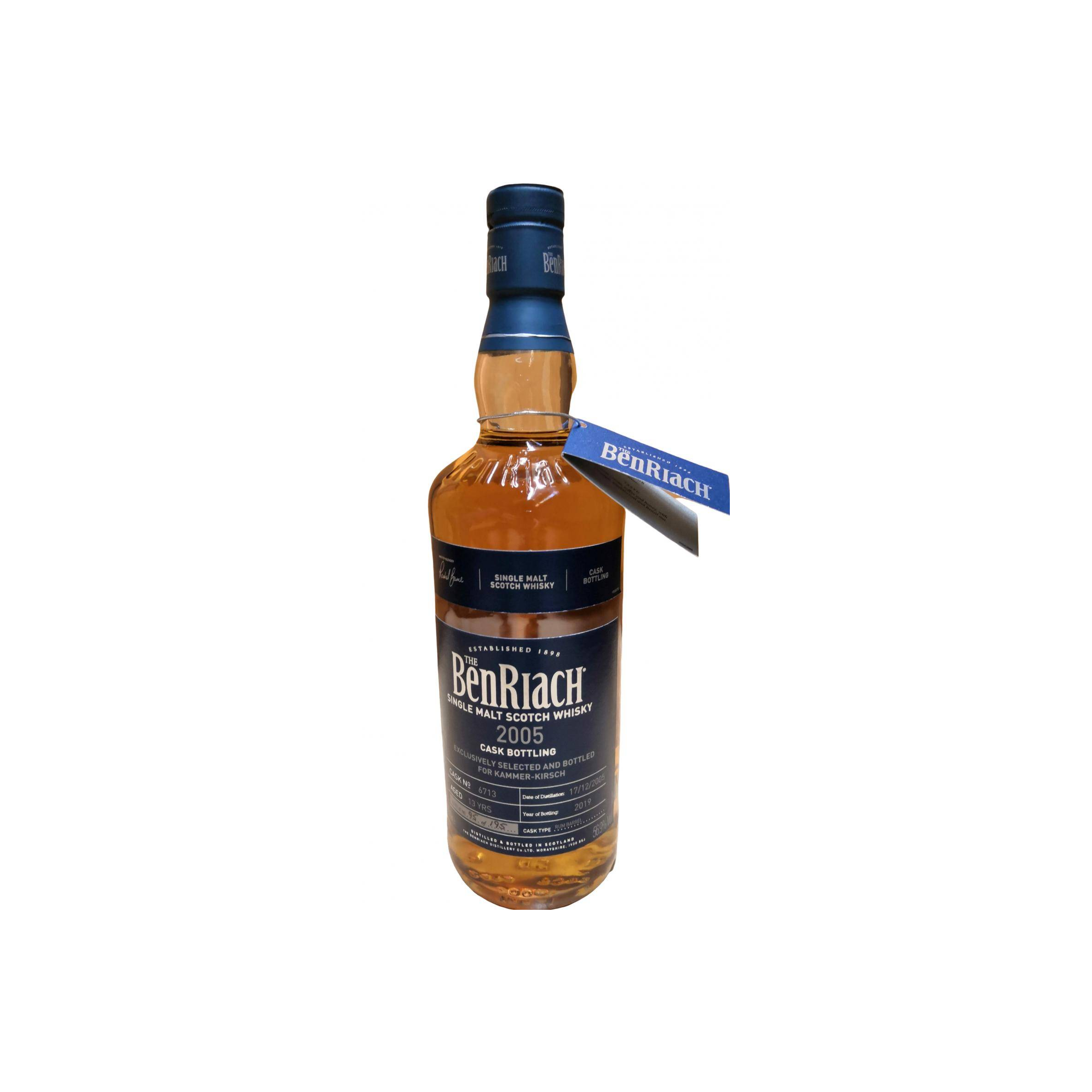 BenRiach Single Cask 2005 13 Years Single Malt Whisky