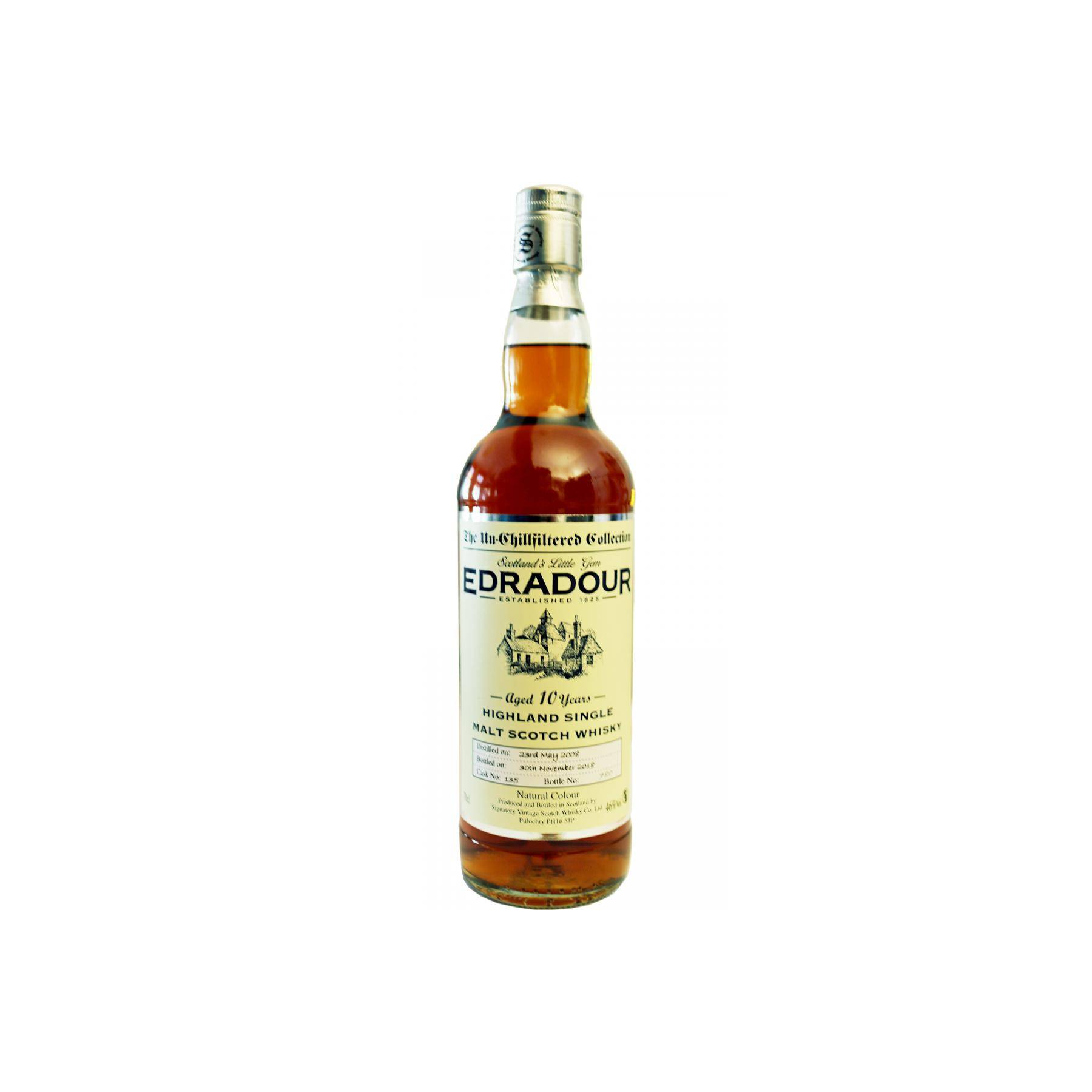 Edradour The Un-Chillfiltered Collection 2008 10 Years Single Malt Whisky