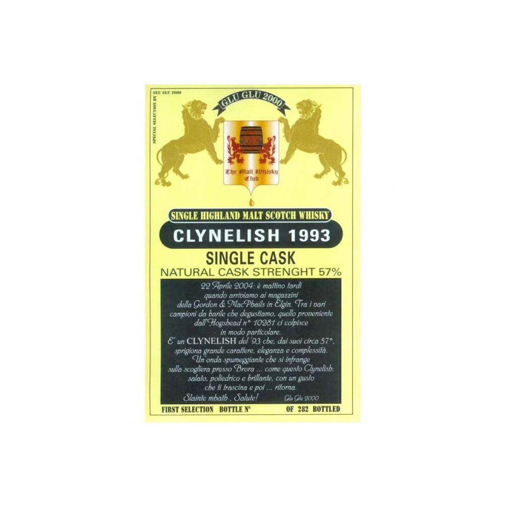 Clynelish 1993 11 Years Single Malt Whisky 2