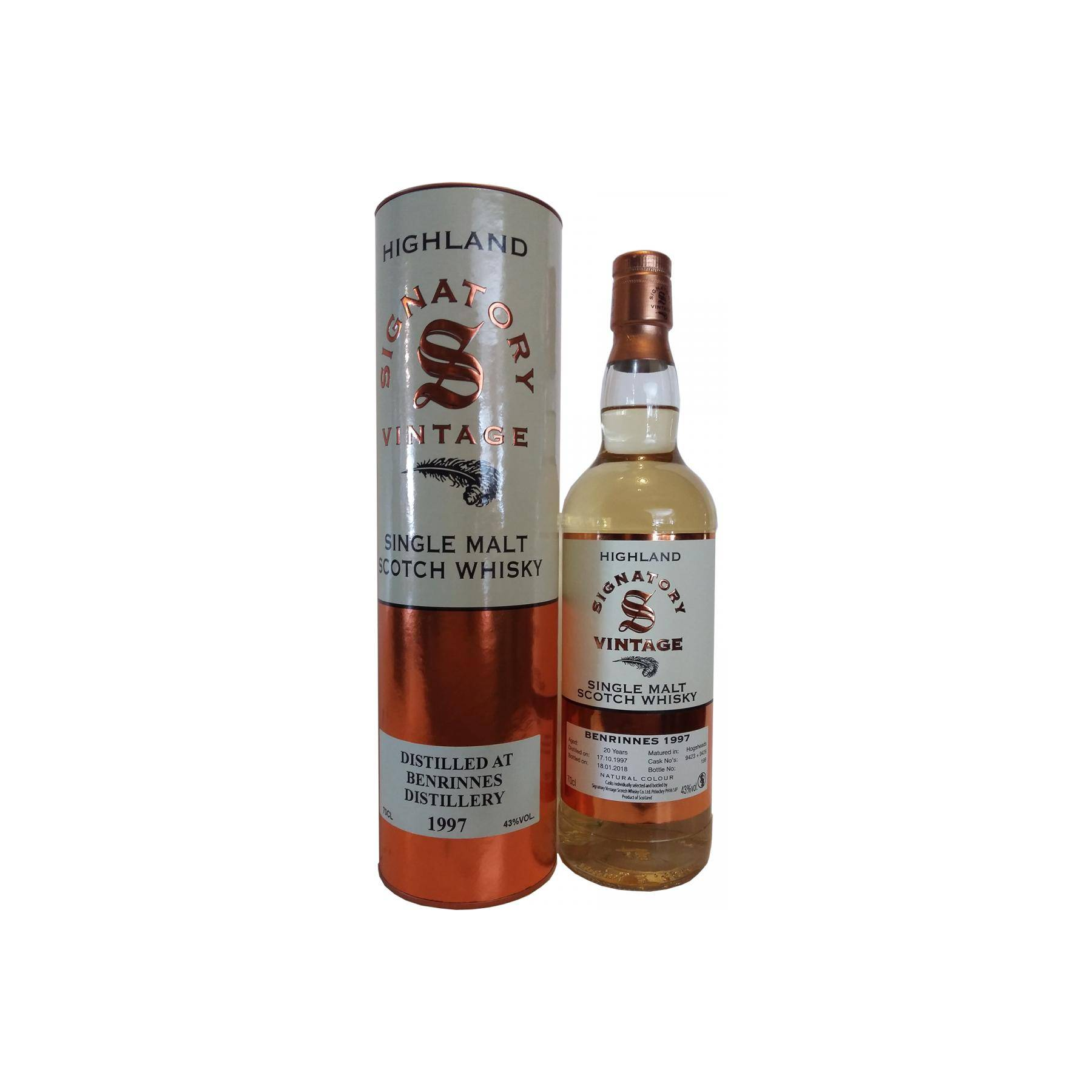 Benrinnes Vintage Collection 1997 20 Years Single Malt Whisky 2