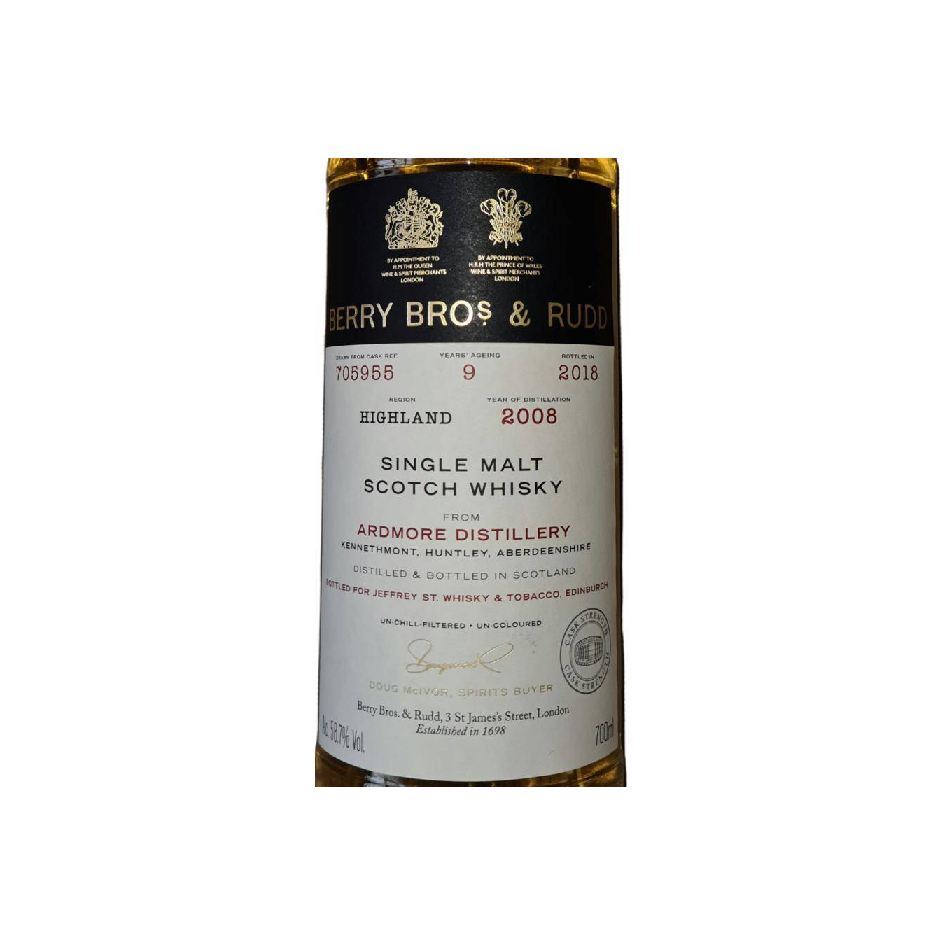 Ardmore 2008 9 Years Single Malt Whisky