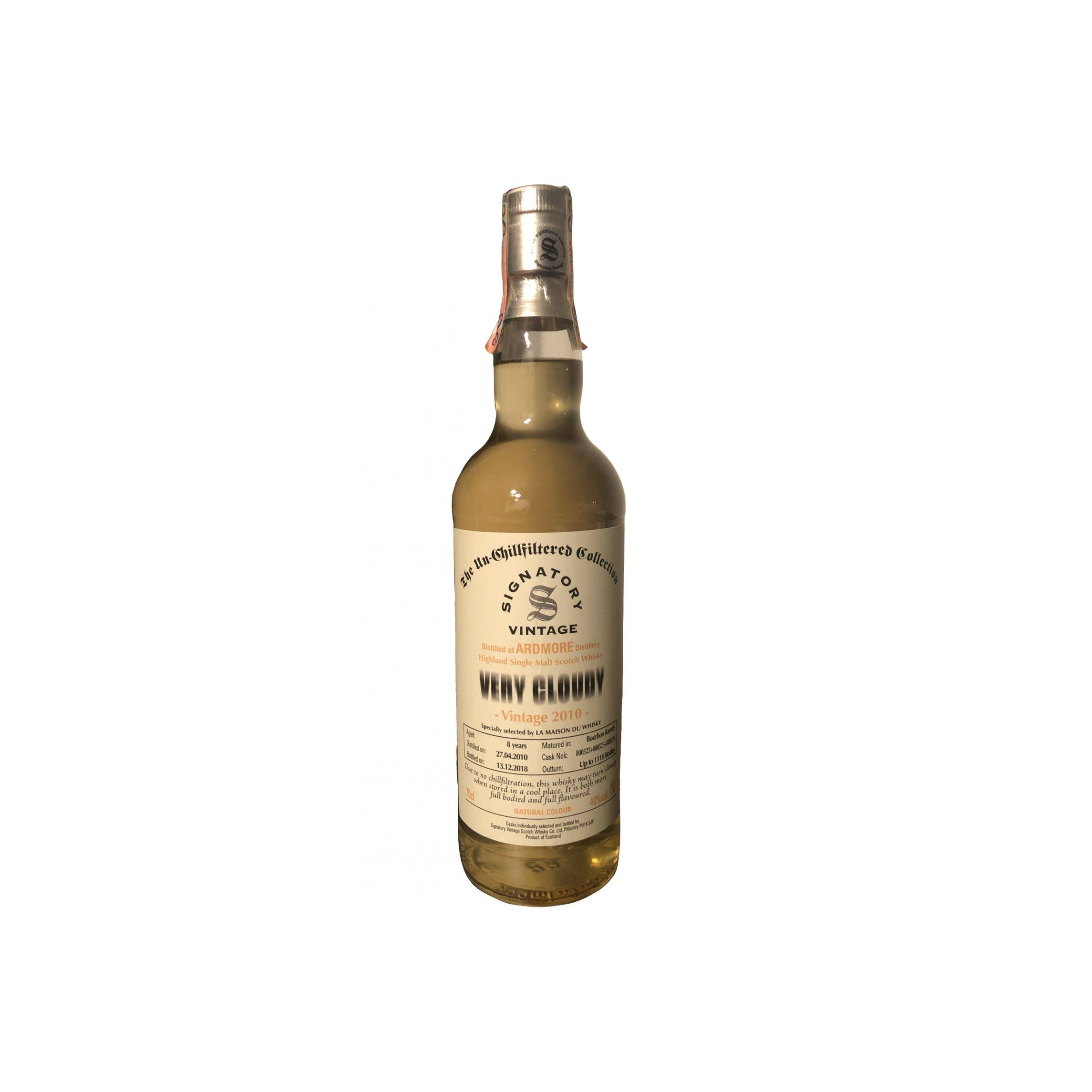 Ardmore The Un-Chillfiltered Collection 2010 8 Years Single Malt Whisky