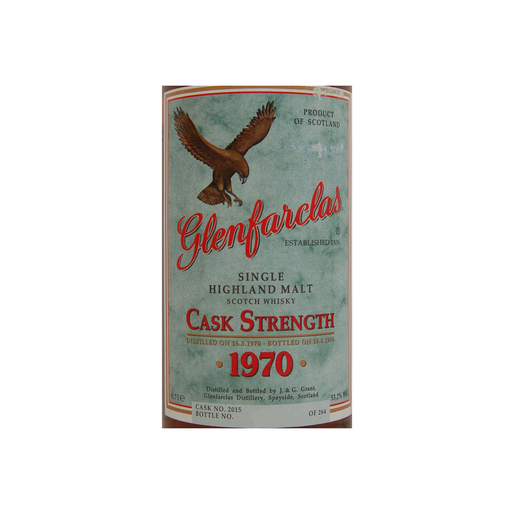 Glenfarclas Cask Strength Collection 1970 26 Years Single Malt Whisky 2