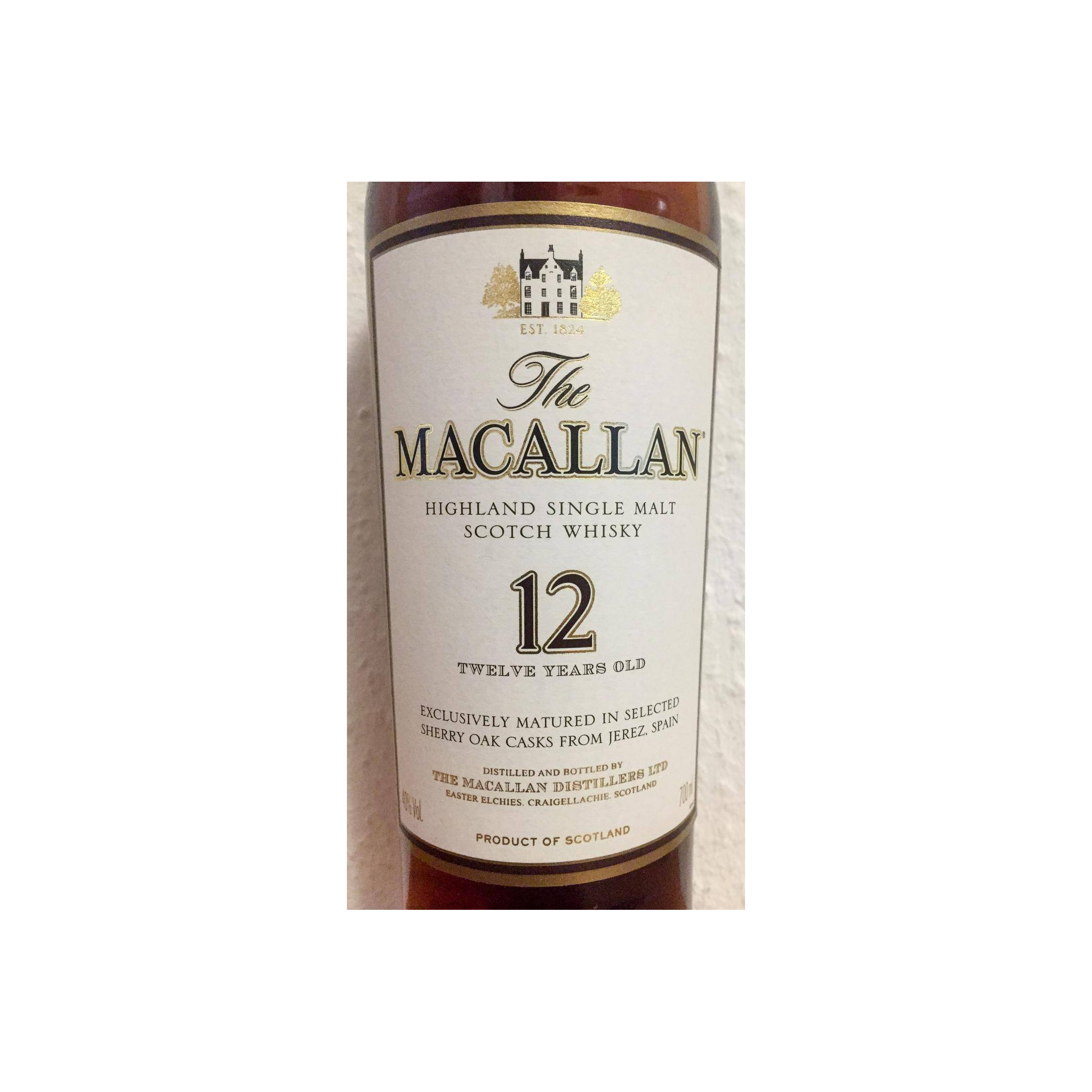 The Macallan 12 Years Single Malt Whisky 2