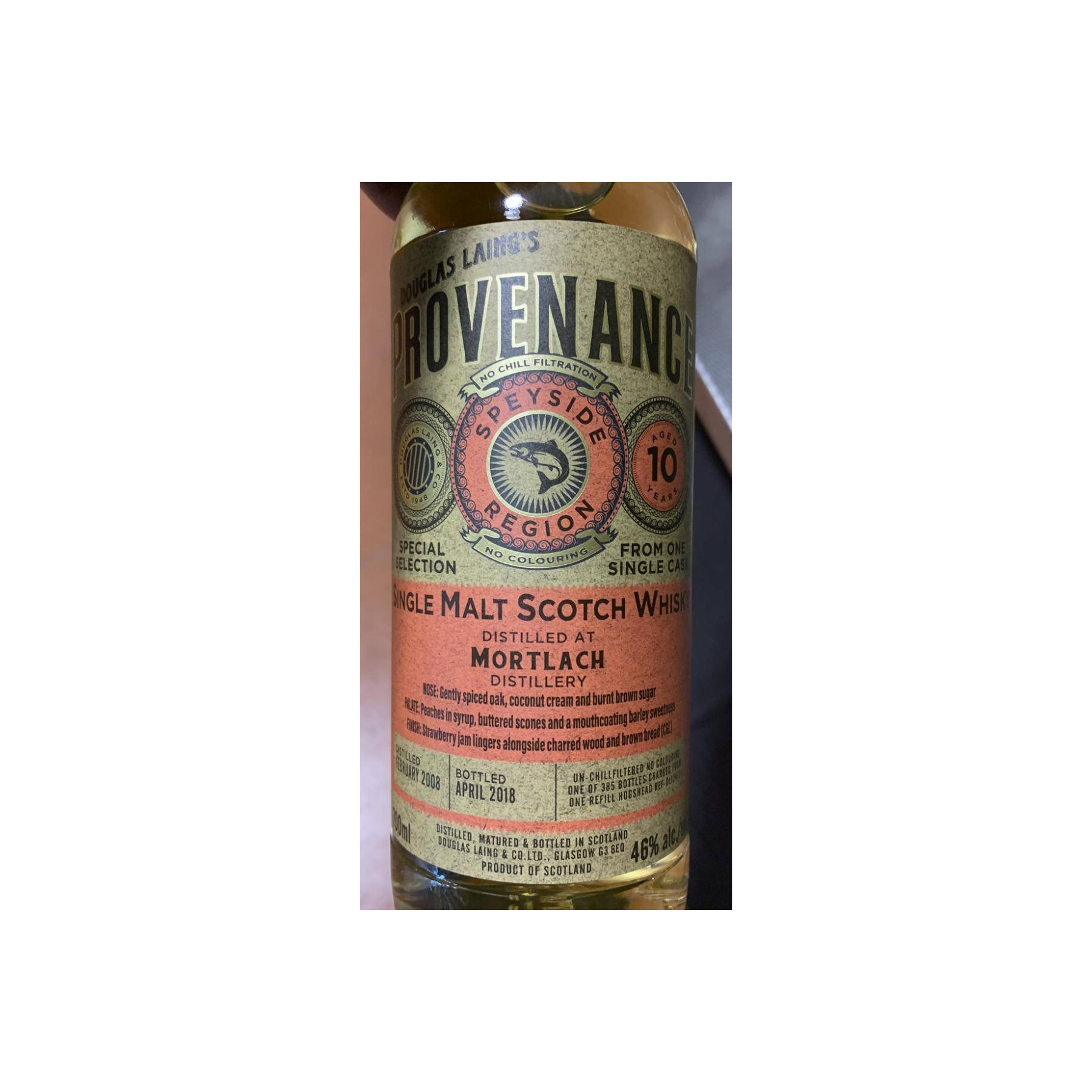 Mortlach 2008 10 Years Single Malt Whisky