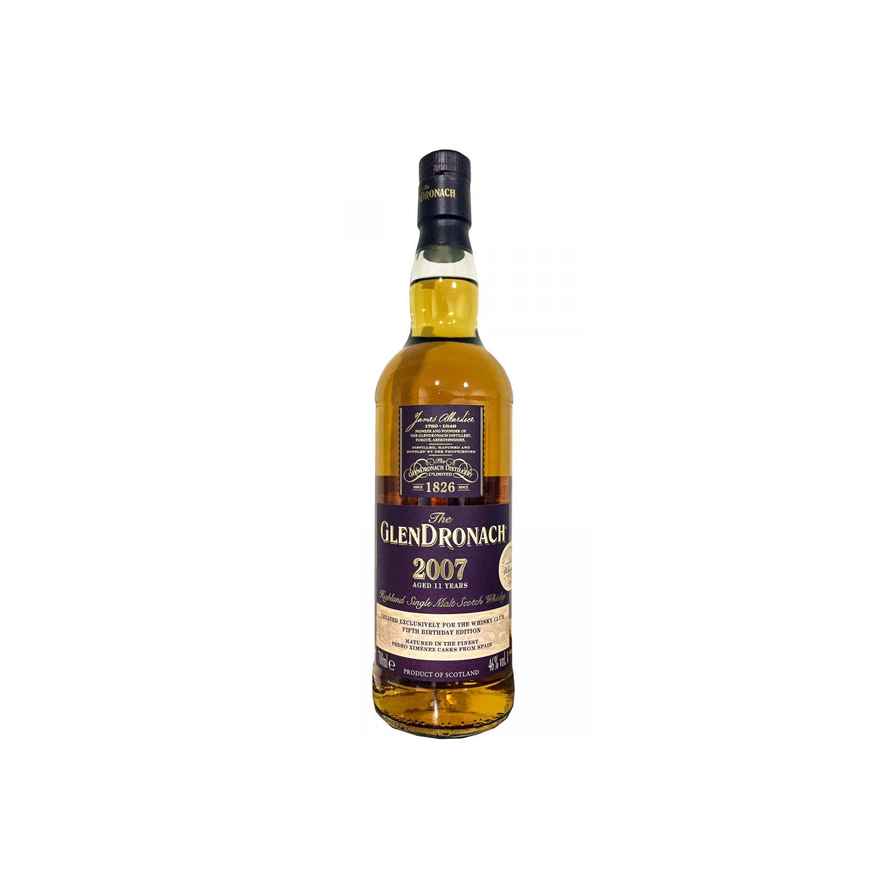 GlenDronach 2007 11 Years Single Malt Whisky