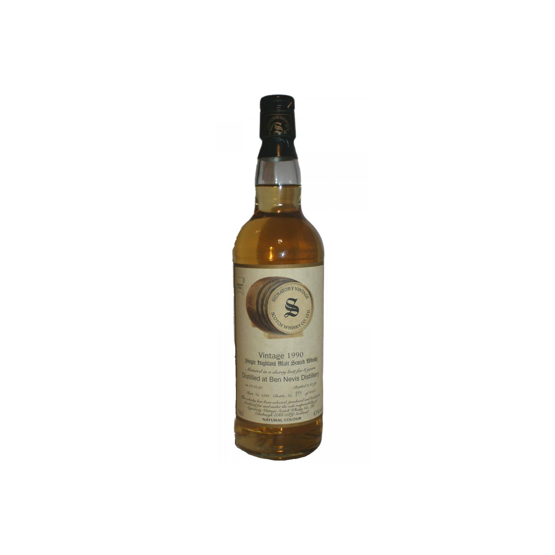 Ben Nevis Vintage Collection 1990 8 Years Single Malt Whisky