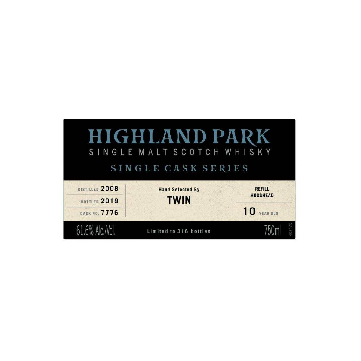 Highland Park Single Cask 2008 10 Years Single Malt Whisky