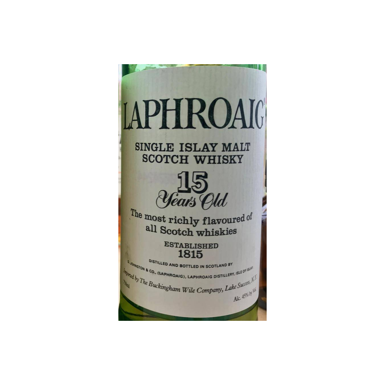 Laphroaig 15 Years Single Malt Whisky