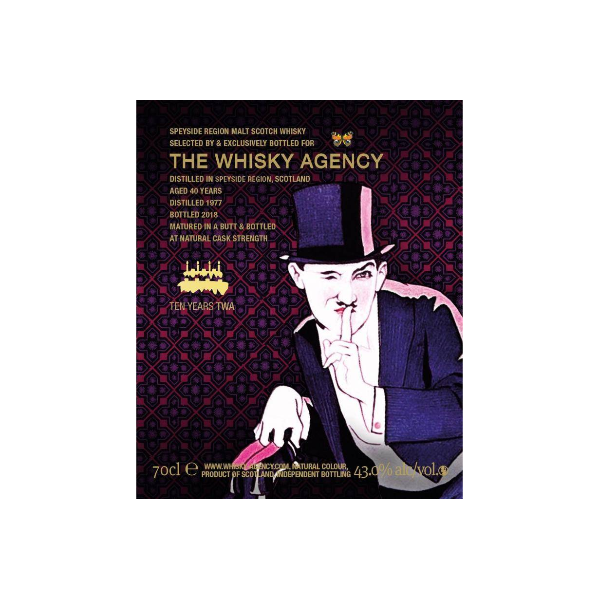 The Whisky Agency 1977 40 Years Blended Malt Whisky 3