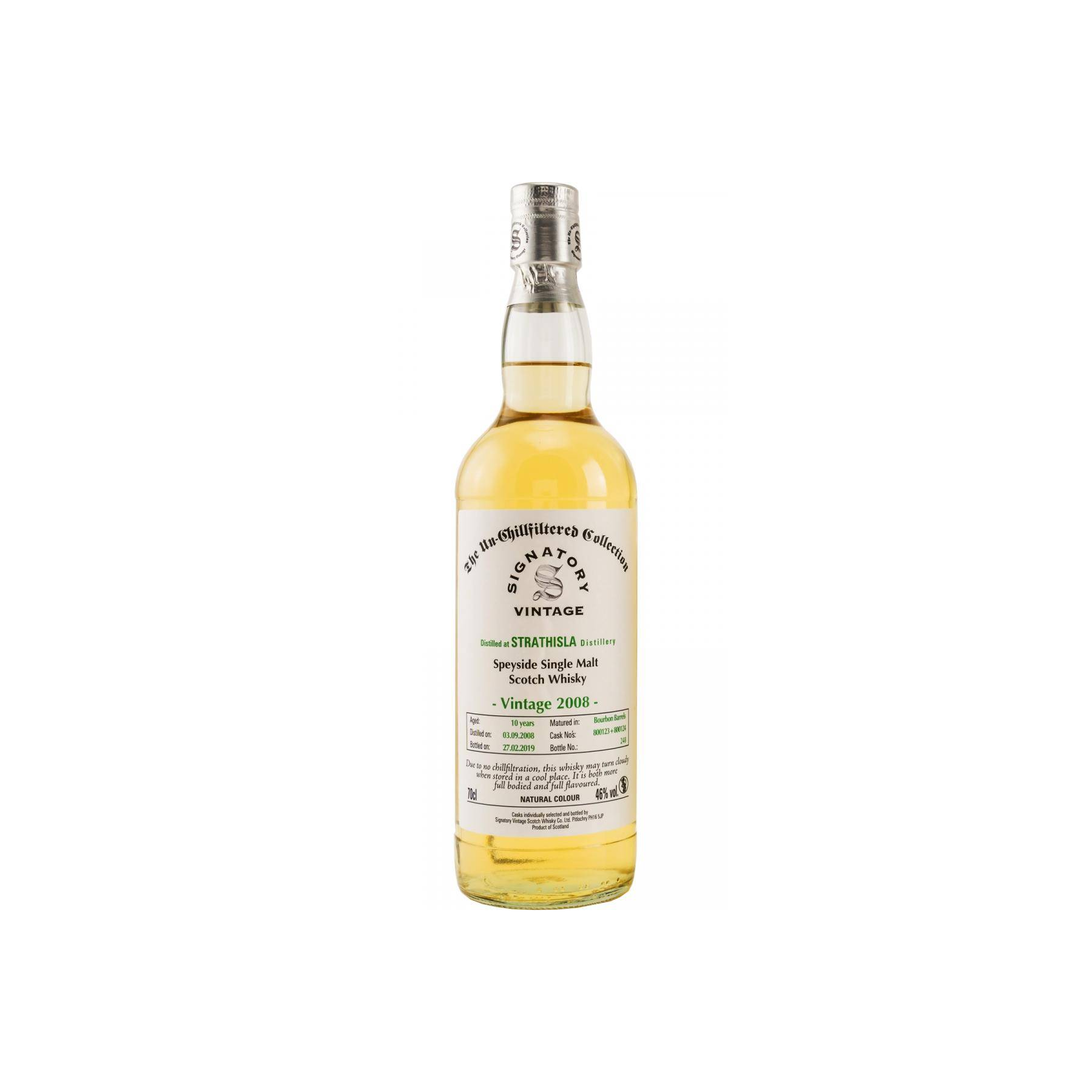 Strathisla The Un-Chillfiltered Collection 2008 10 Years Single Malt Whisky