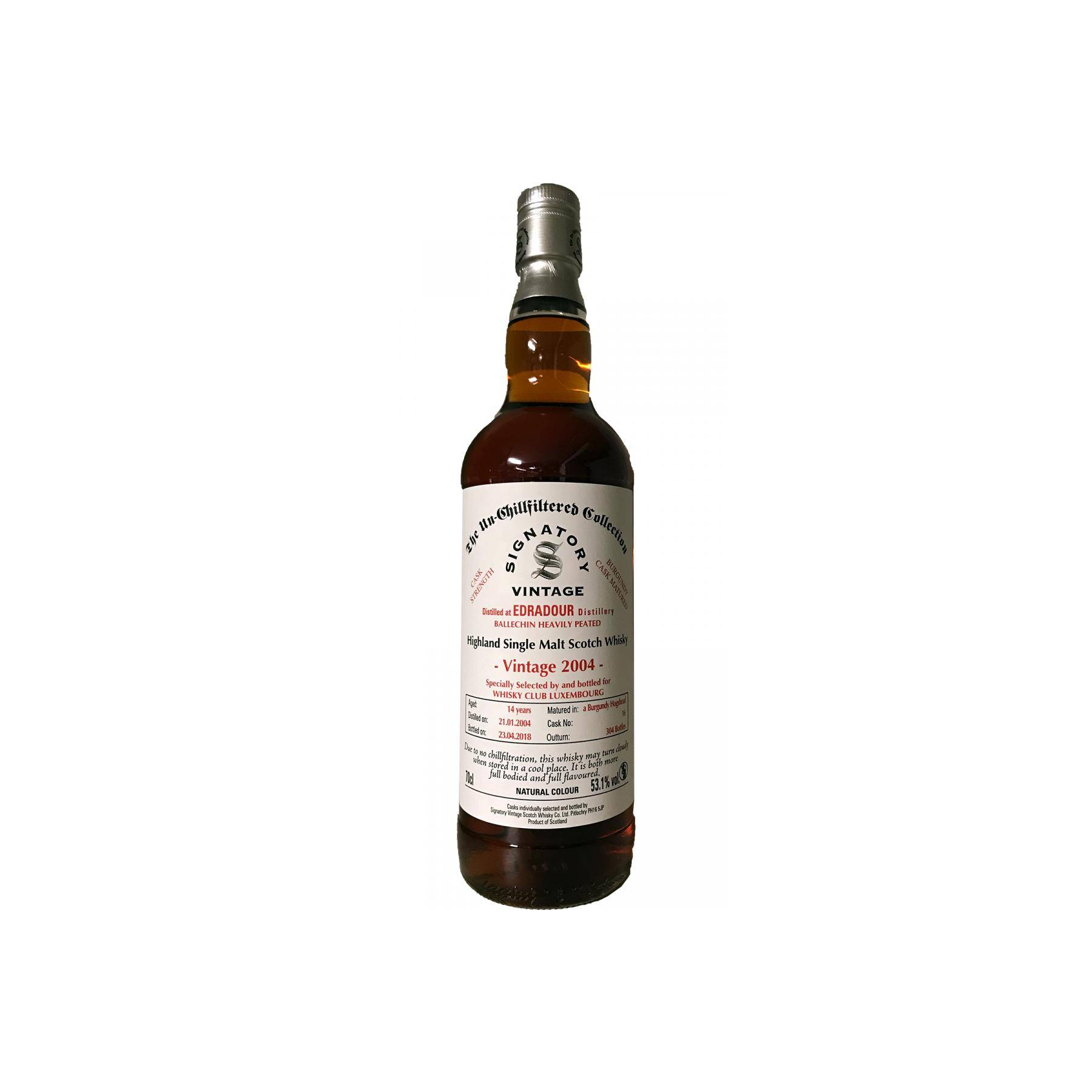 Edradour 2004 14 Years Single Malt Whisky