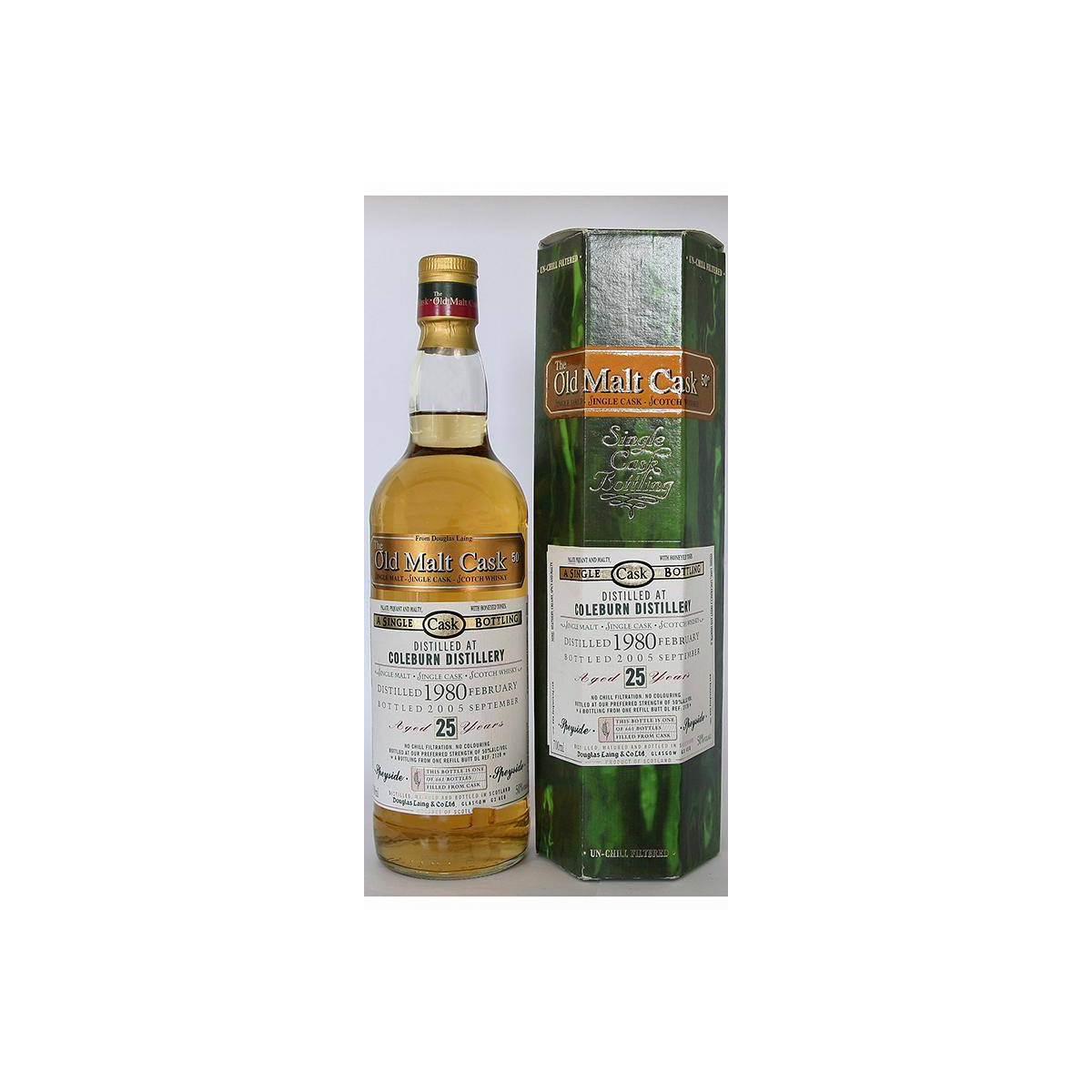 Coleburn Old Malt Cask 1980 25 Years Single Malt Whisky 3