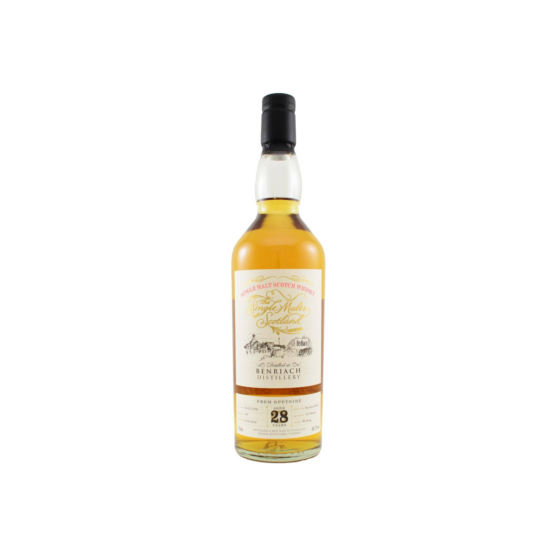 BenRiach The Single Malts of Scotland 1990 28 Years Single Malt Whisky