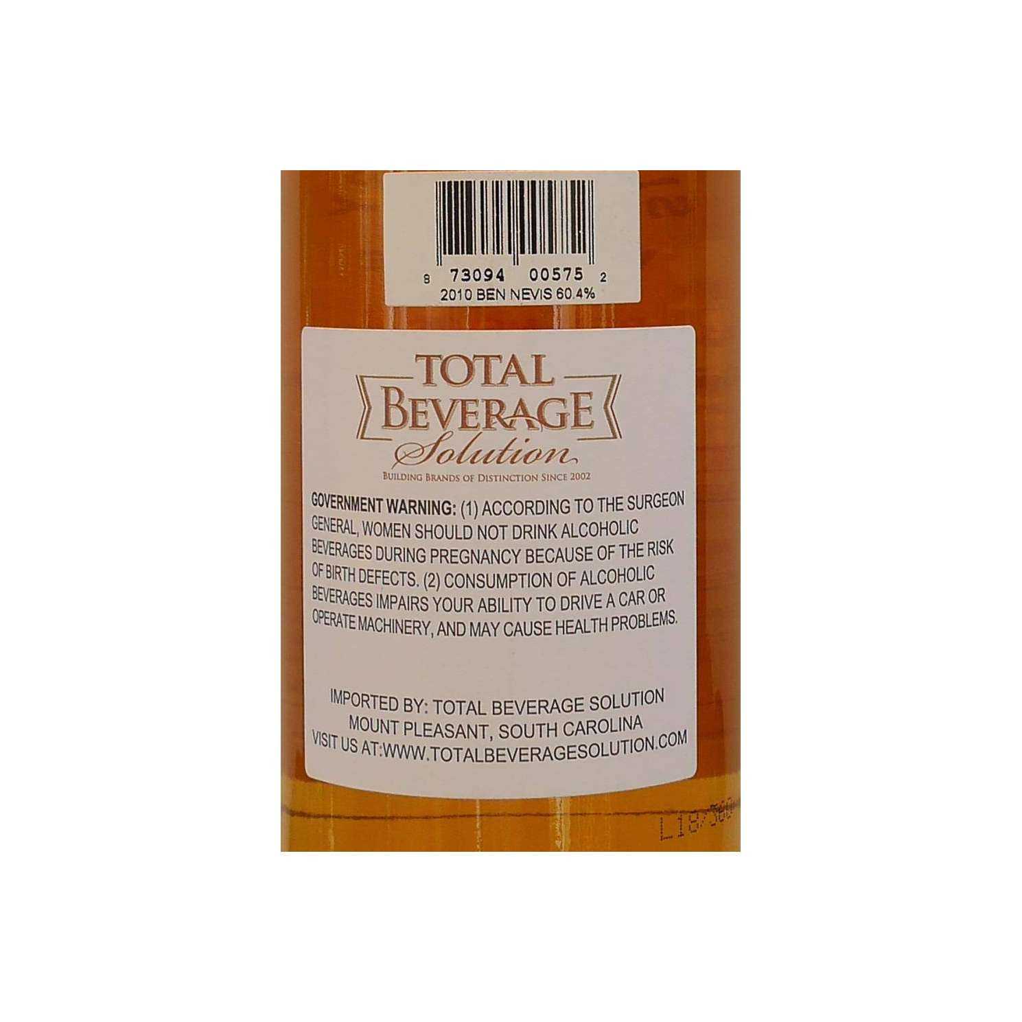 Ben Nevis 2010 7 Years Single Malt Whisky 2