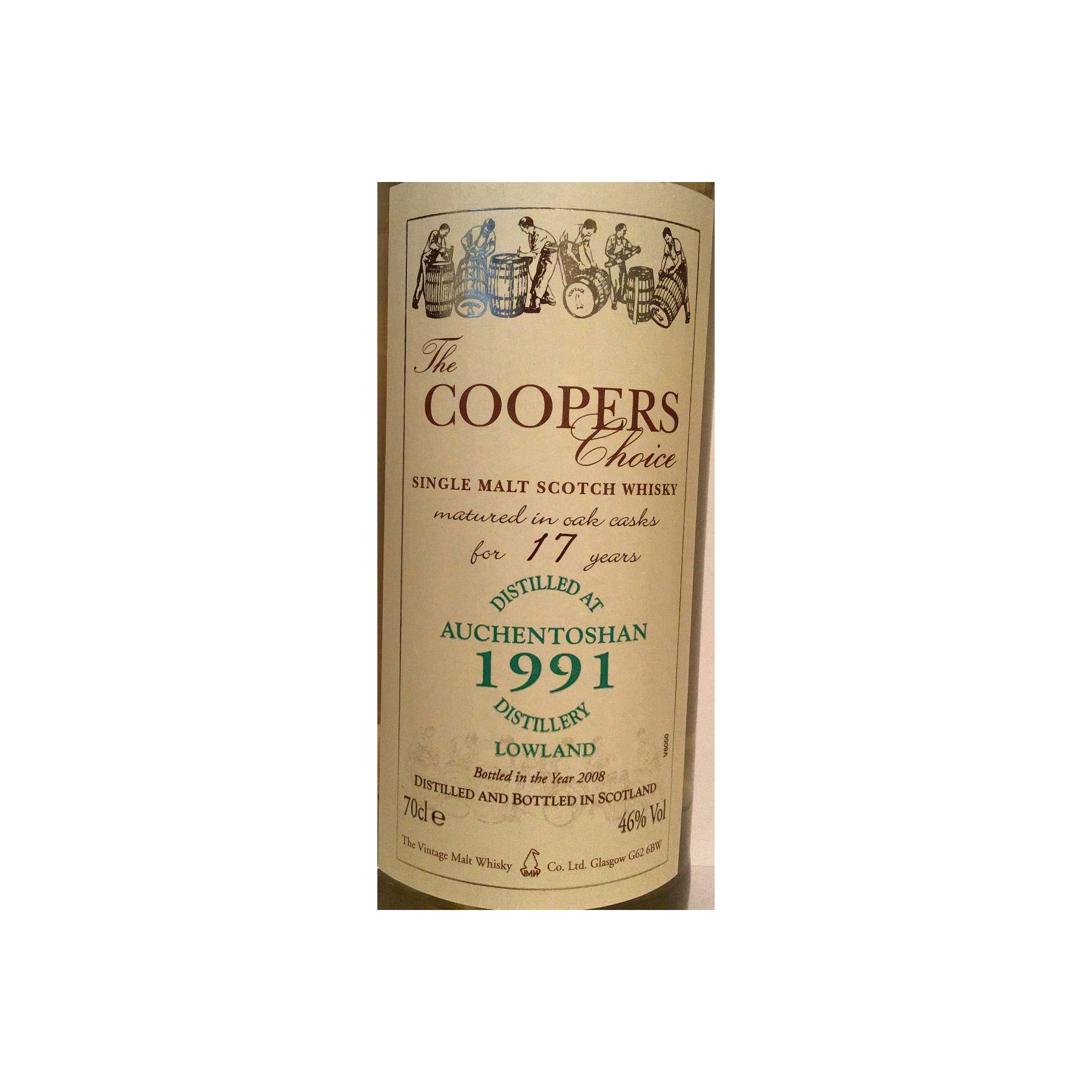 Auchentoshan The Cooper's Choice 1991 17 Years Single Malt Whisky 2