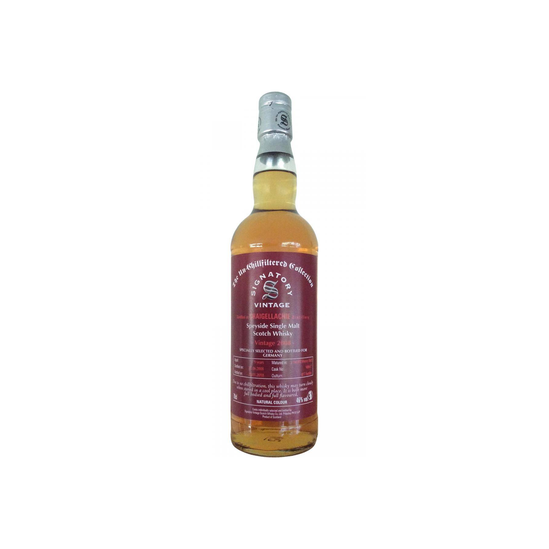 Craigellachie The Un-Chillfiltered Collection 2008 9 Years Single Malt Whisky
