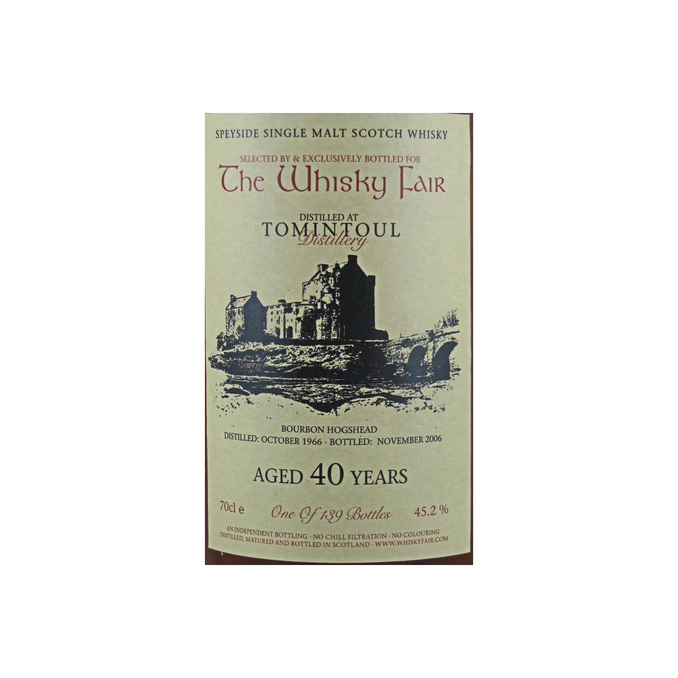 Tomintoul 1966 40 Years Single Malt Whisky 2