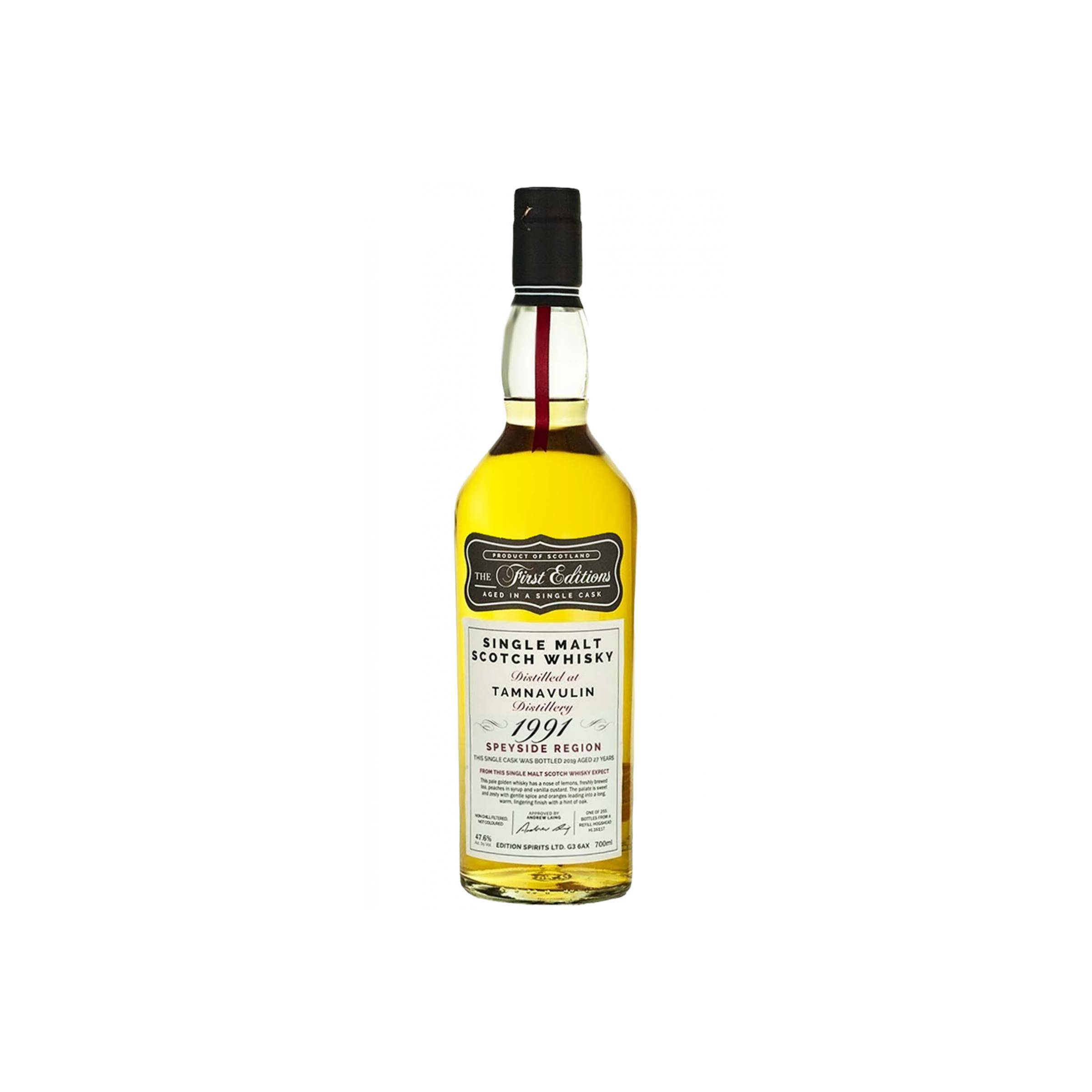 Tamnavulin The First Editions 1991 27 Years Single Malt Whisky