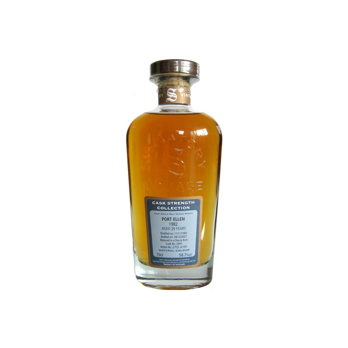 Port Ellen Cask Strength Collection 1982 25 Years Single Malt Whisky