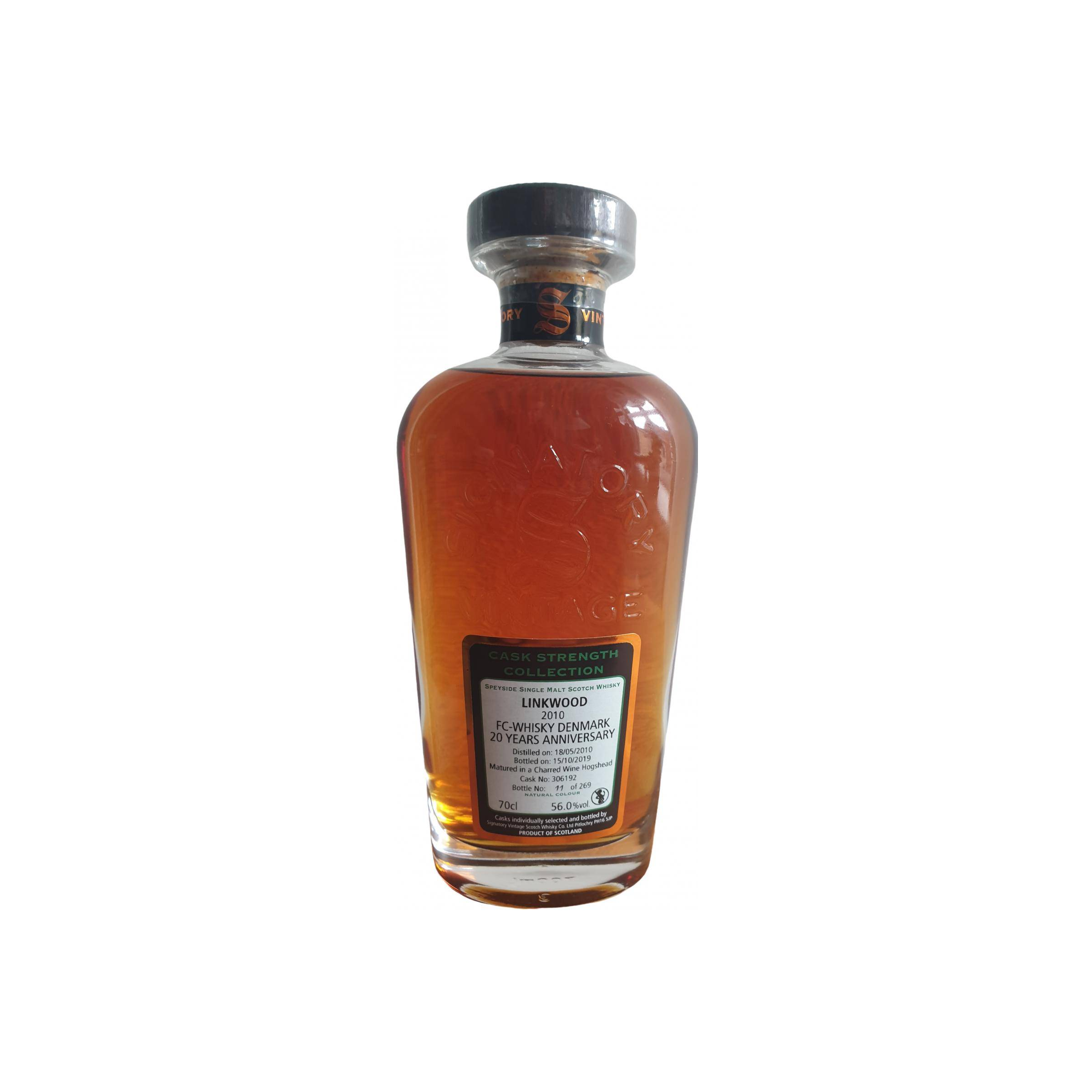 Linkwood Cask Strength Collection 2010 9 Years Single Malt Whisky