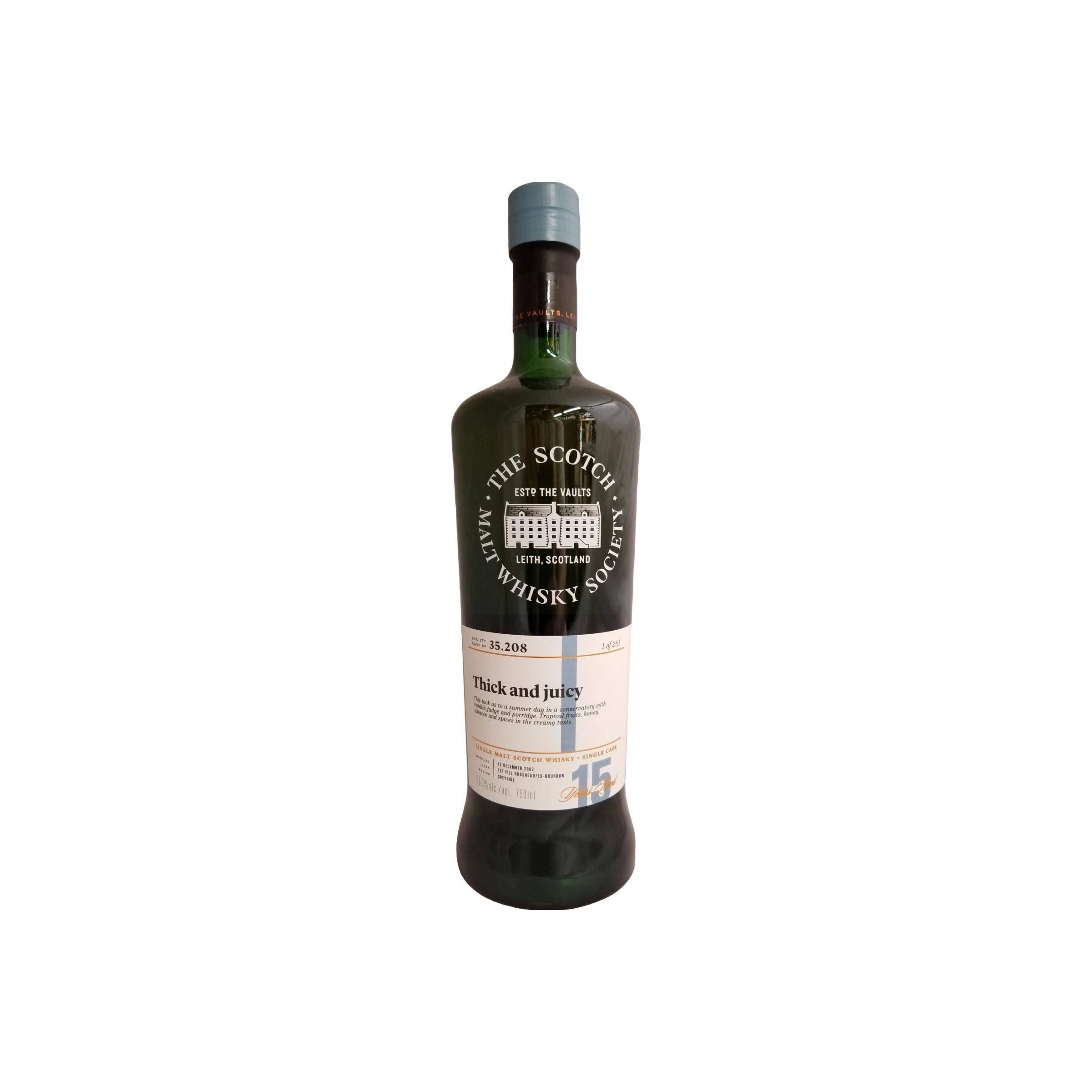 The Scotch Malt Whisky Society 2002 15 Years Single Malt Whisky