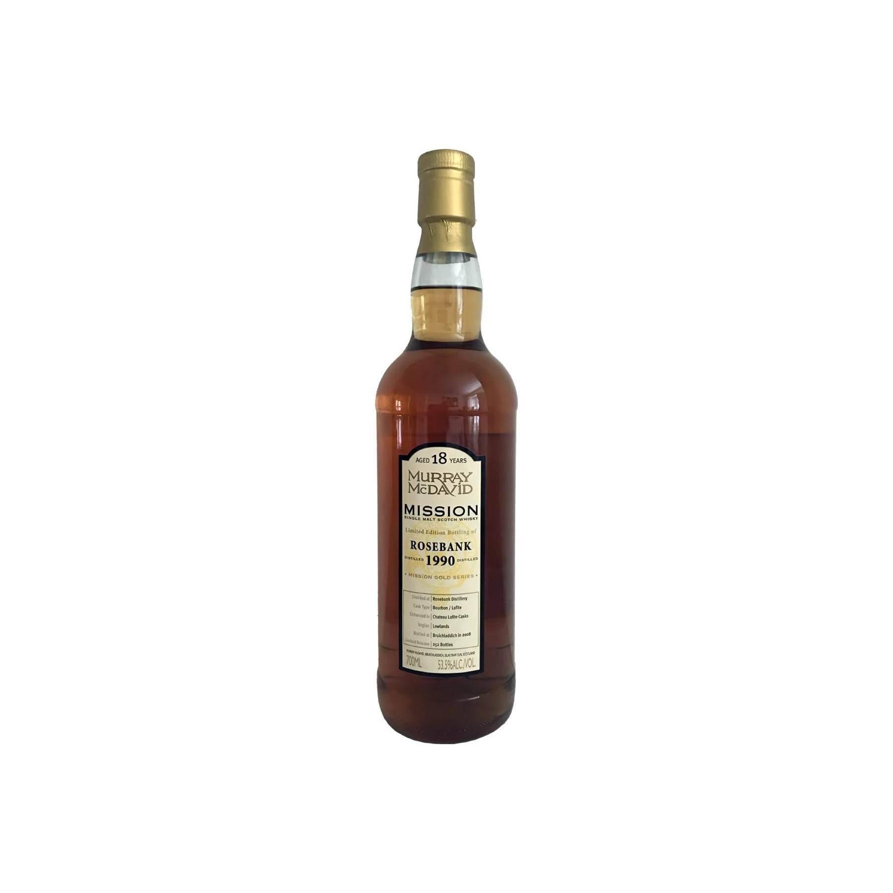 Rosebank 1990 18 Years Single Malt Whisky