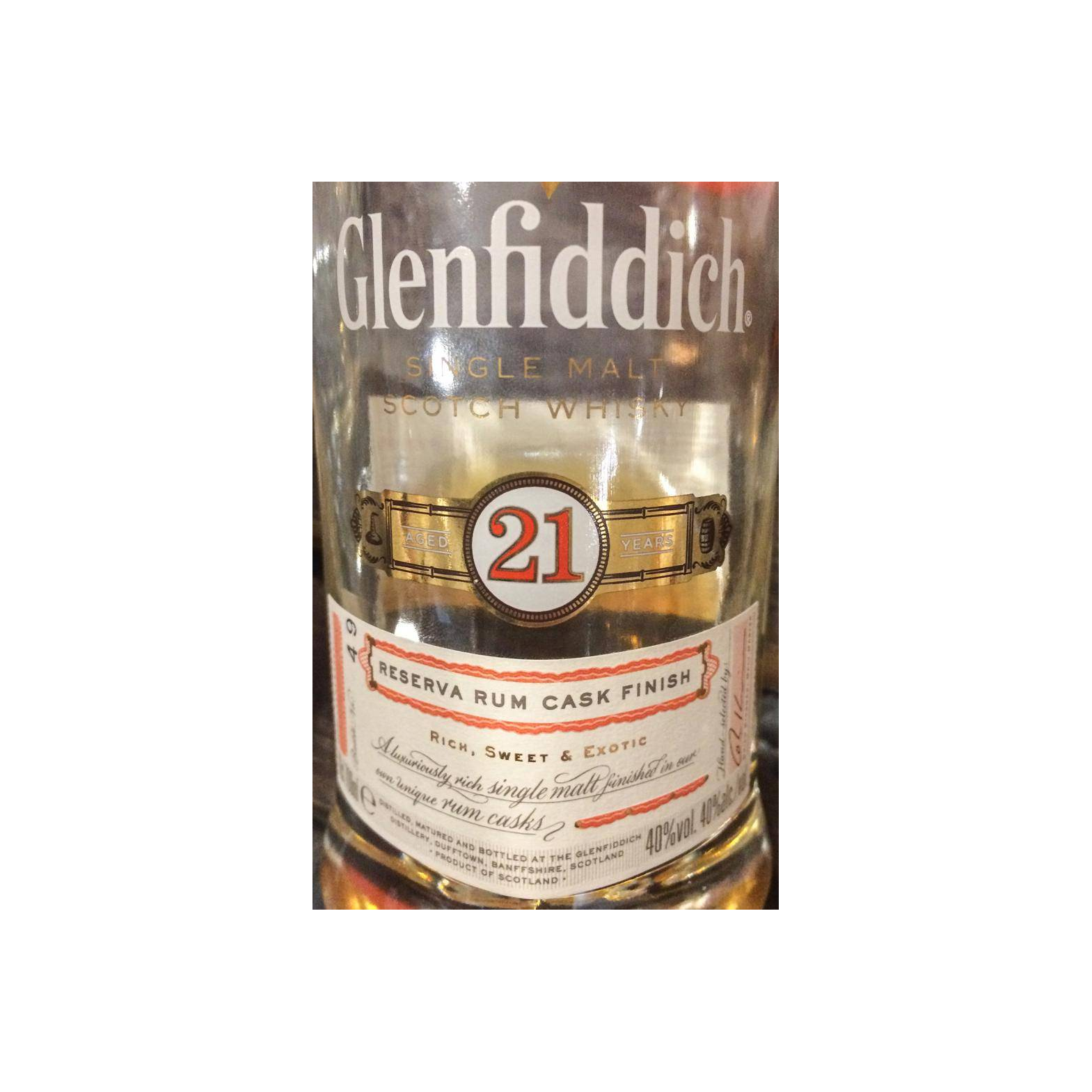 Glenfiddich 21 Years Single Malt Whisky