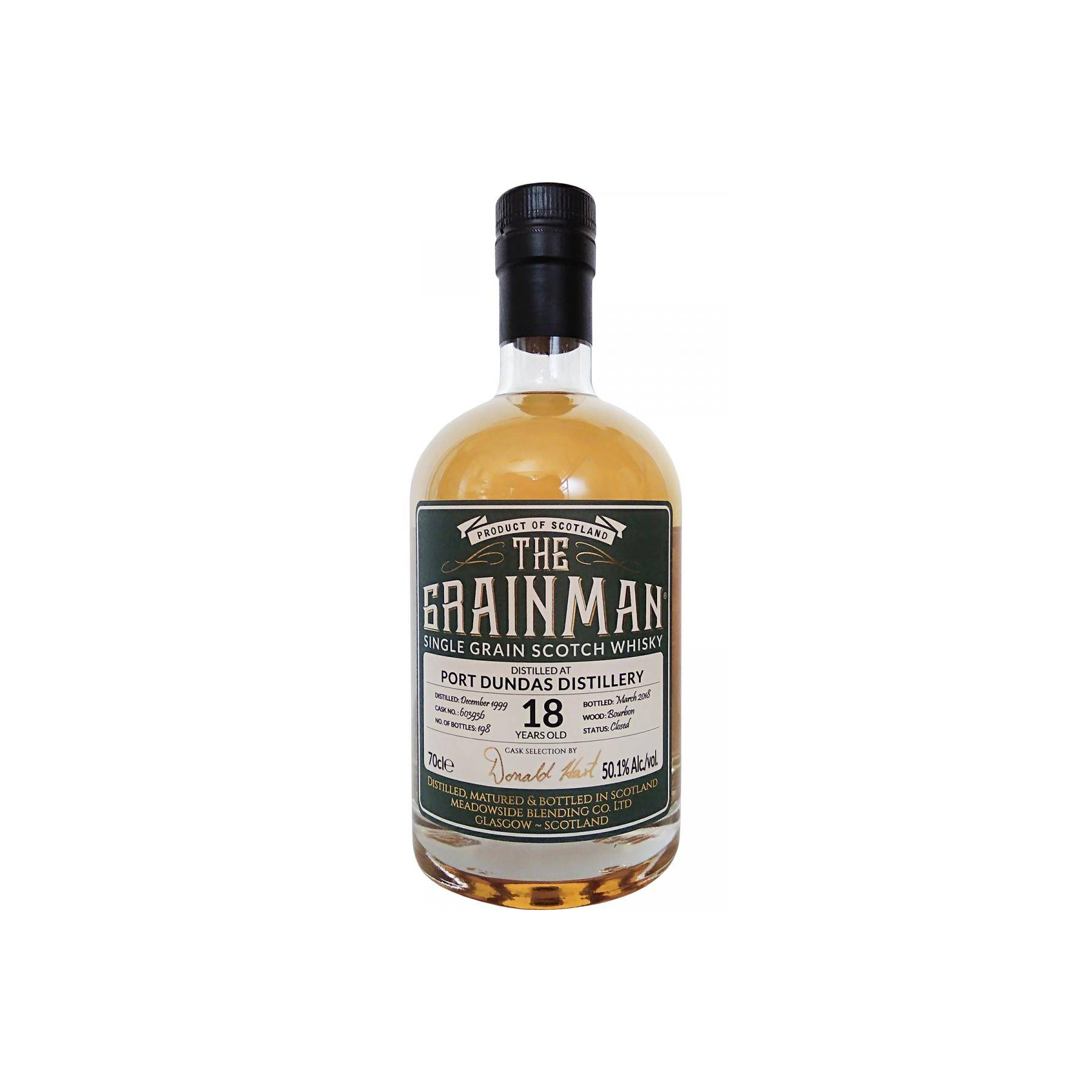 Port Dundas 1999 18 Years Single Grain Whisky
