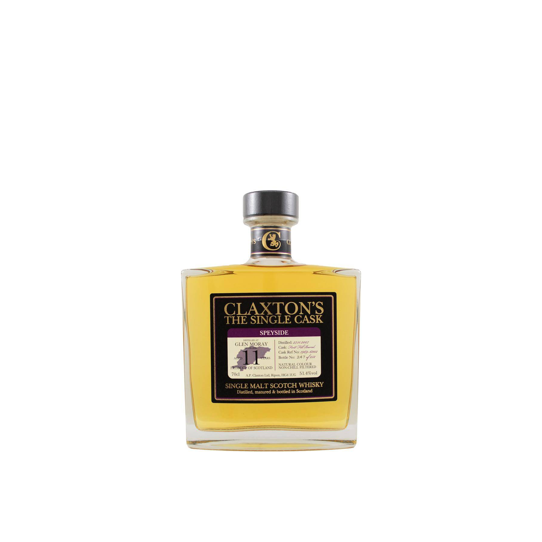Glen Moray 2007 11 Years Single Malt Whisky
