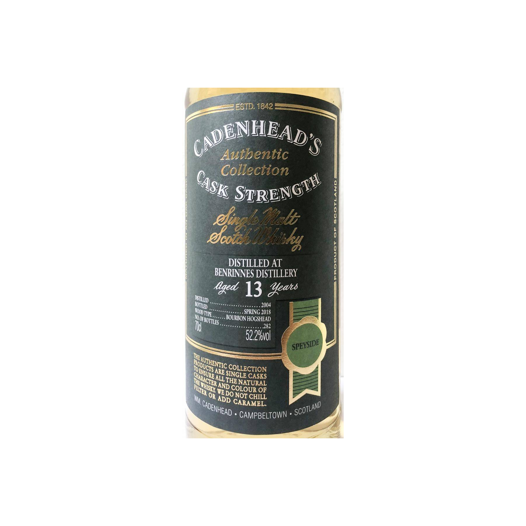 Benrinnes Authentic Collection 2004 13 Years Single Malt Whisky 2