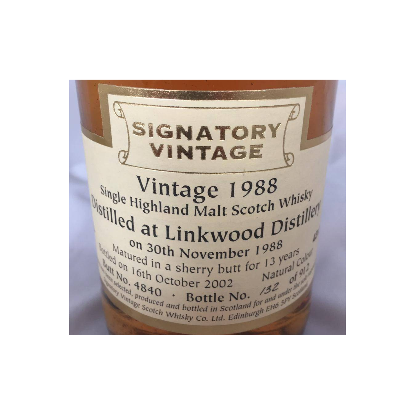 Linkwood Vintage Collection 1988 13 Years Single Malt Whisky 2