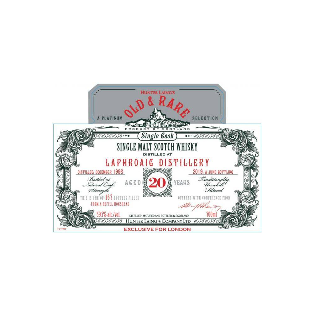 Laphroaig 1998 20 Years Single Malt Whisky