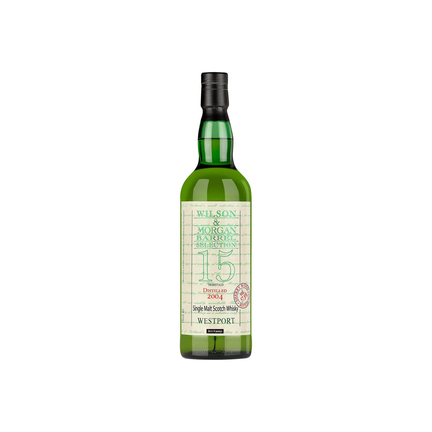 Wilson & Morgan Barrel Selection 2004 15 Years Single Malt Whisky