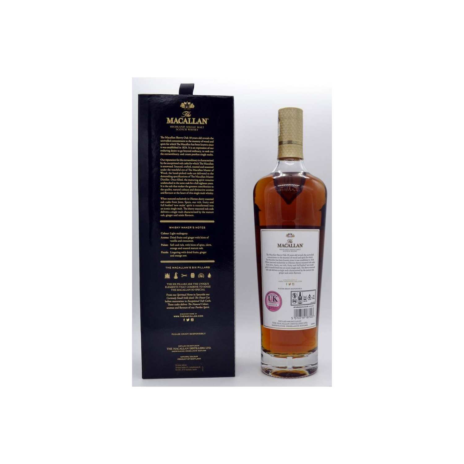 The Macallan Sherry Cask 18 Years Single Malt Whisky 3