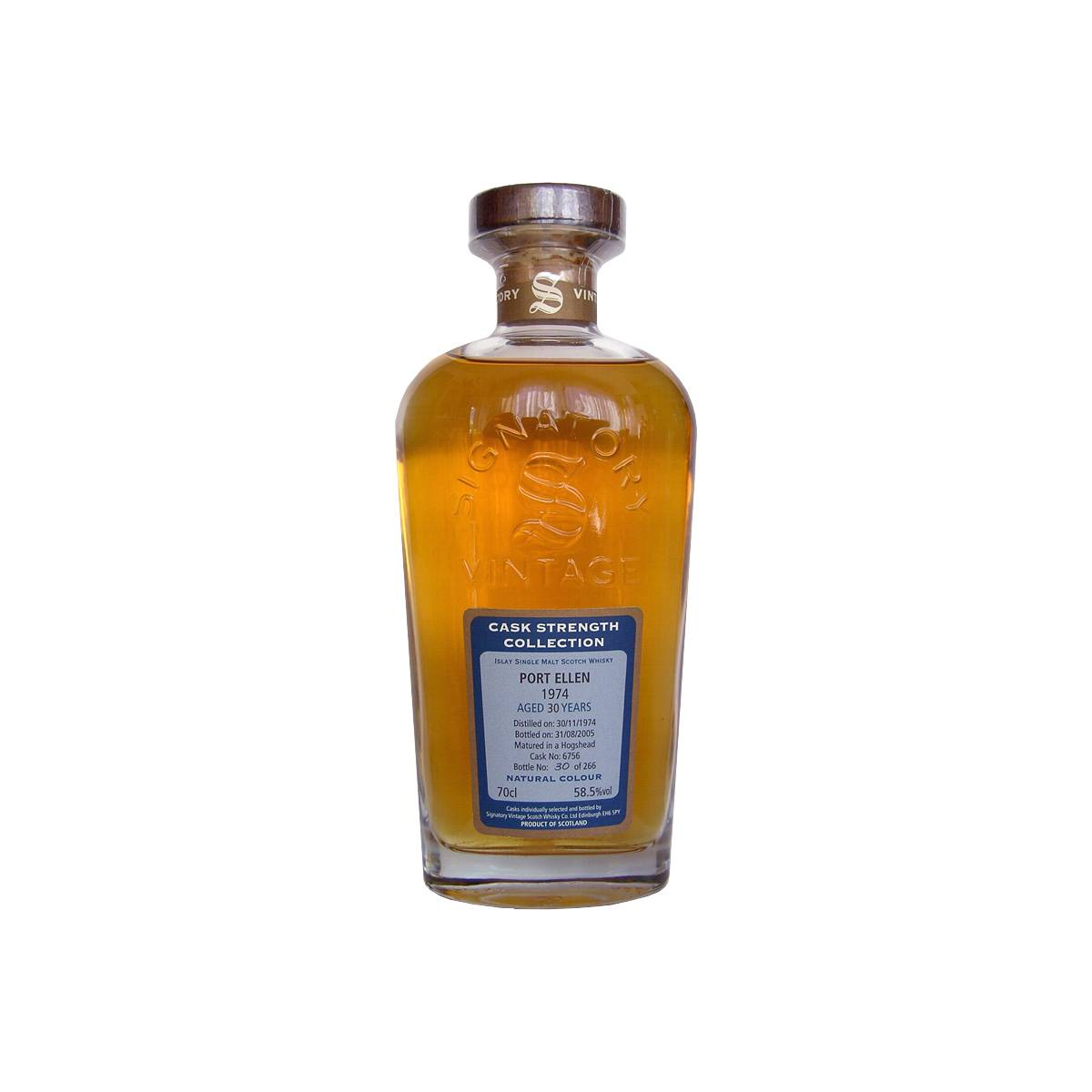 Port Ellen Cask Strength Collection 1974 30 Years Single Malt Whisky