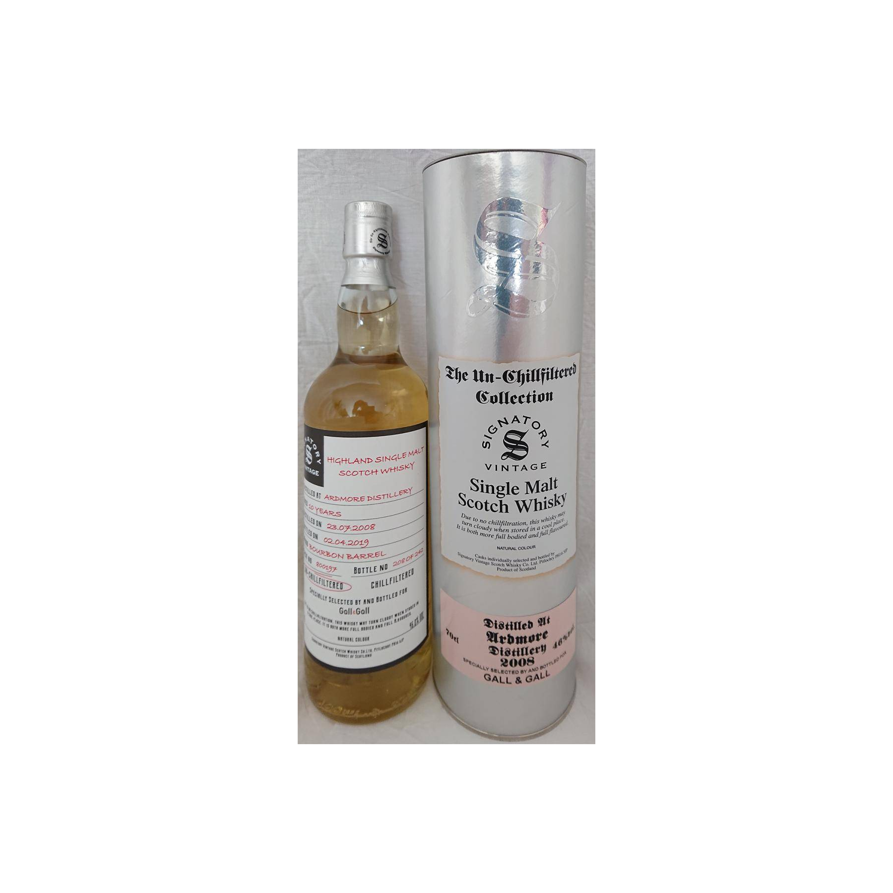 Ardmore The Un-Chillfiltered Collection 2008 10 Years Single Malt Whisky 3