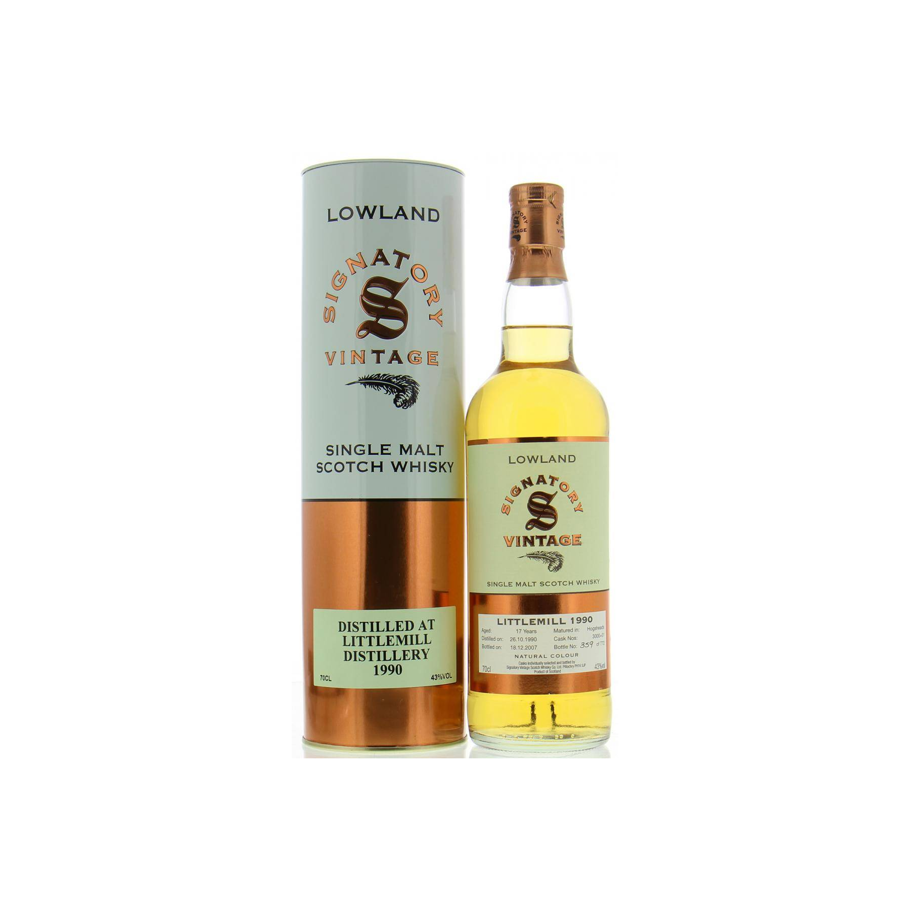 Littlemill Vintage Collection 1990 17 Years Single Malt Whisky 2