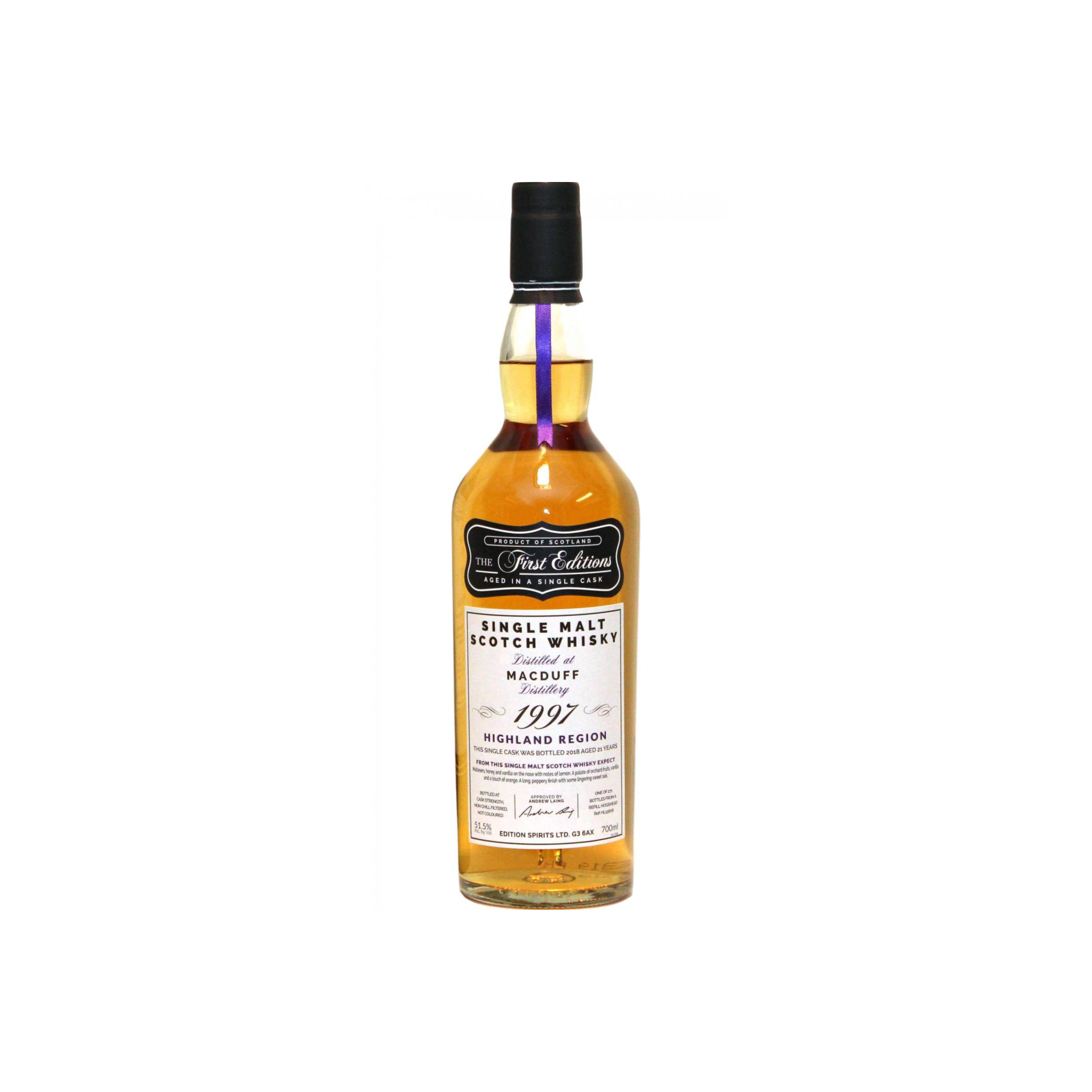 Macduff 1997 21 Years Single Malt Whisky
