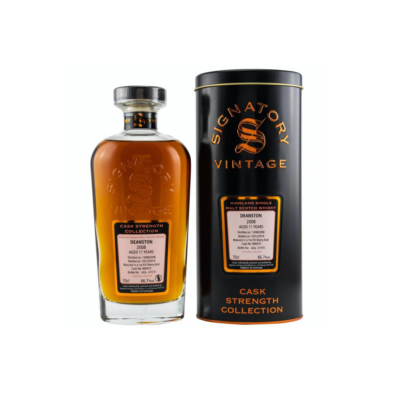 Deanston Cask Strength Collection 2008 11 Years Single Malt Whisky 2