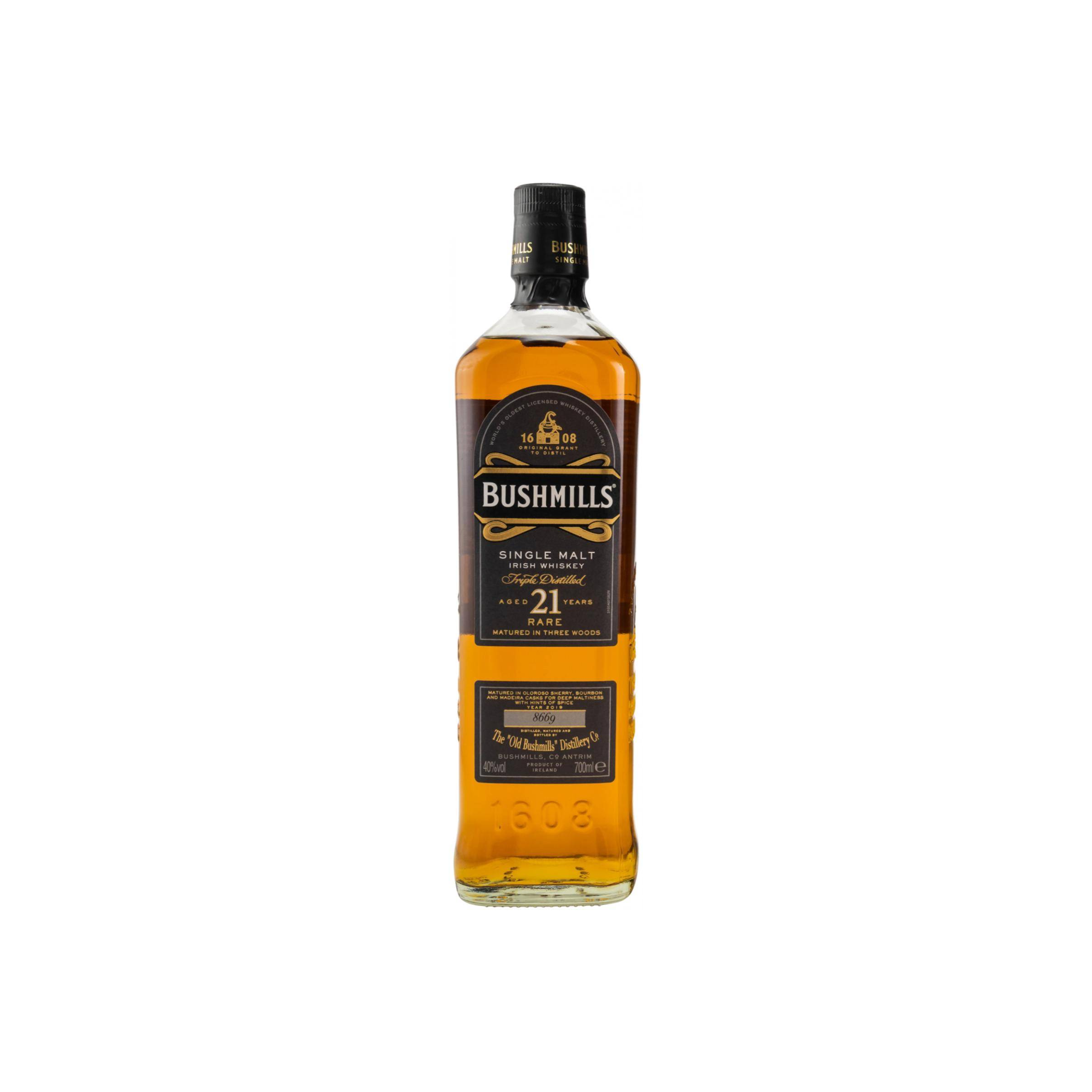 Bushmills 21 Years Single Malt Whisky