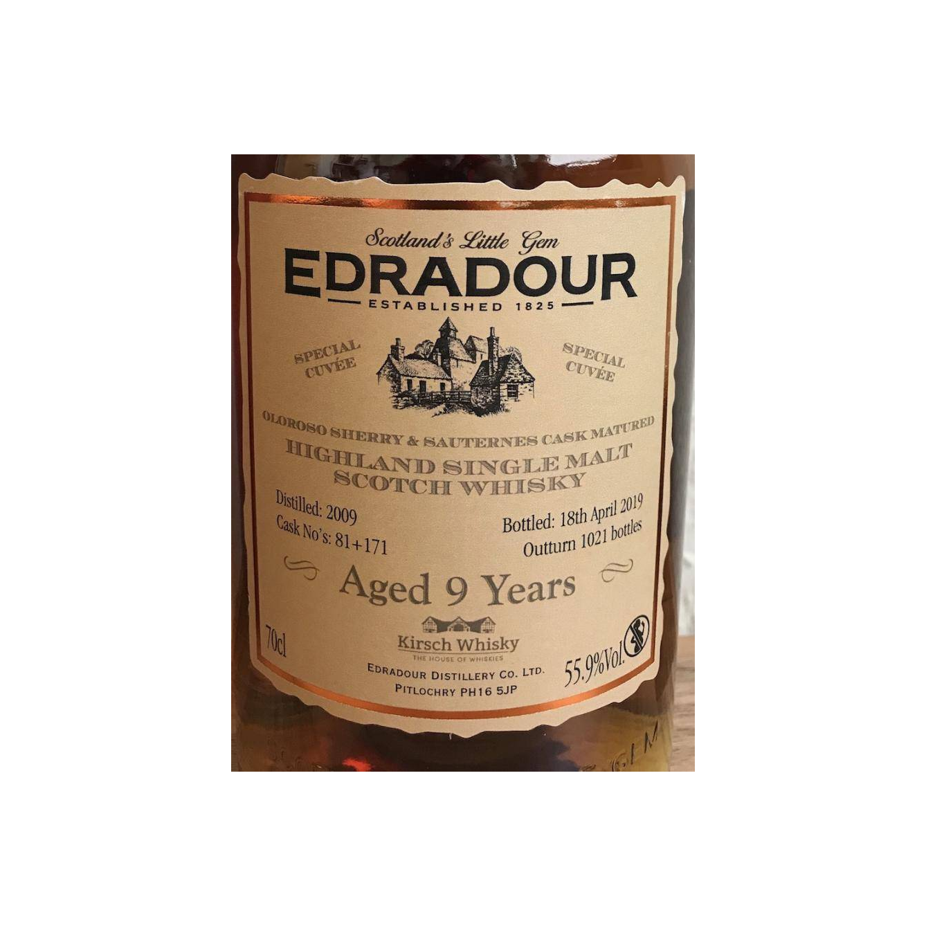 Edradour 2009 9 Years Single Malt Whisky 2