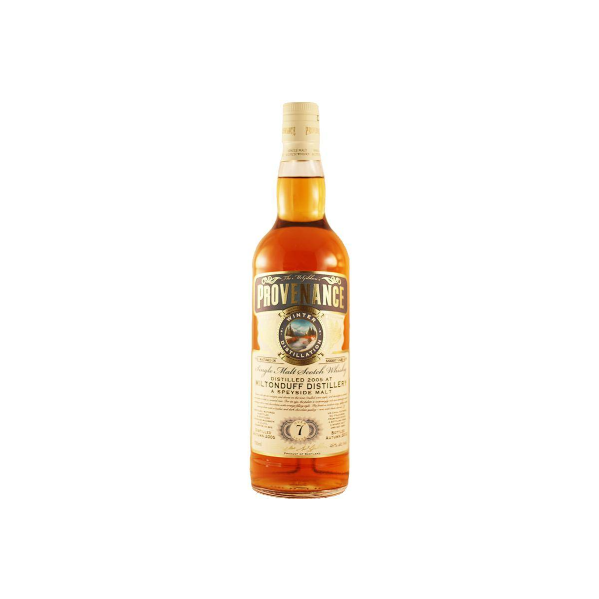 Miltonduff McGibbon's Provenance 2005 7 Years Single Malt Whisky