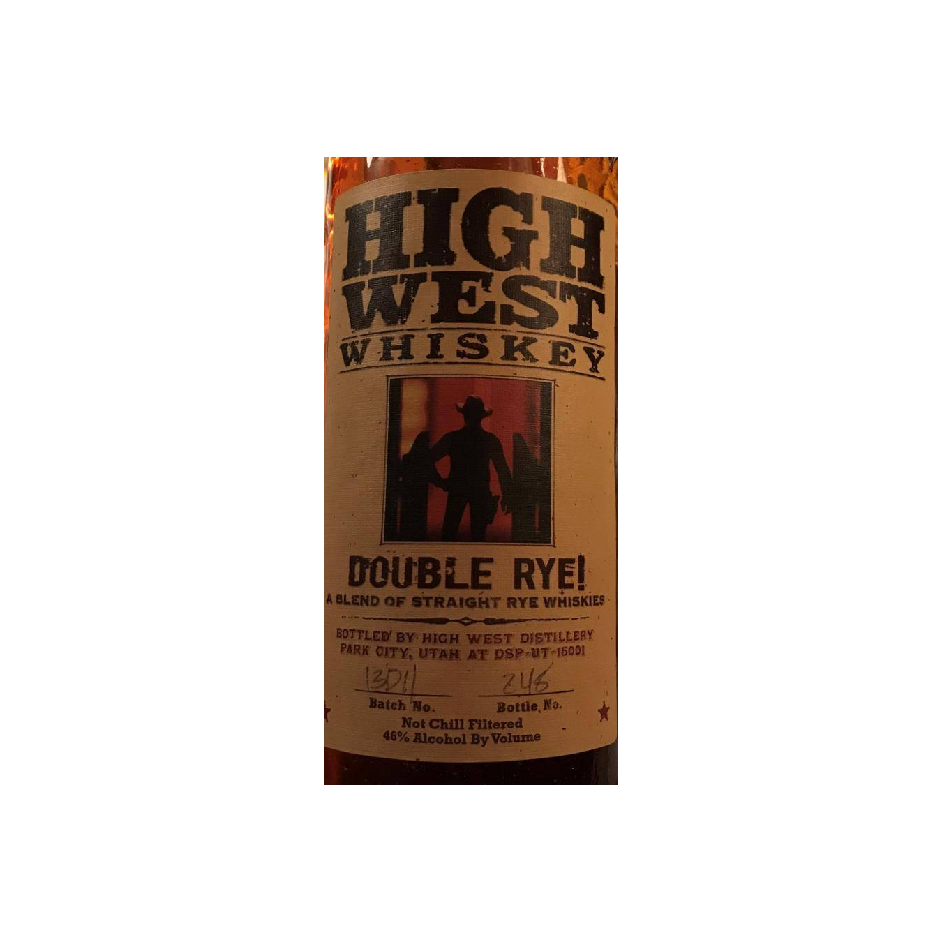 High West Rye Whisky