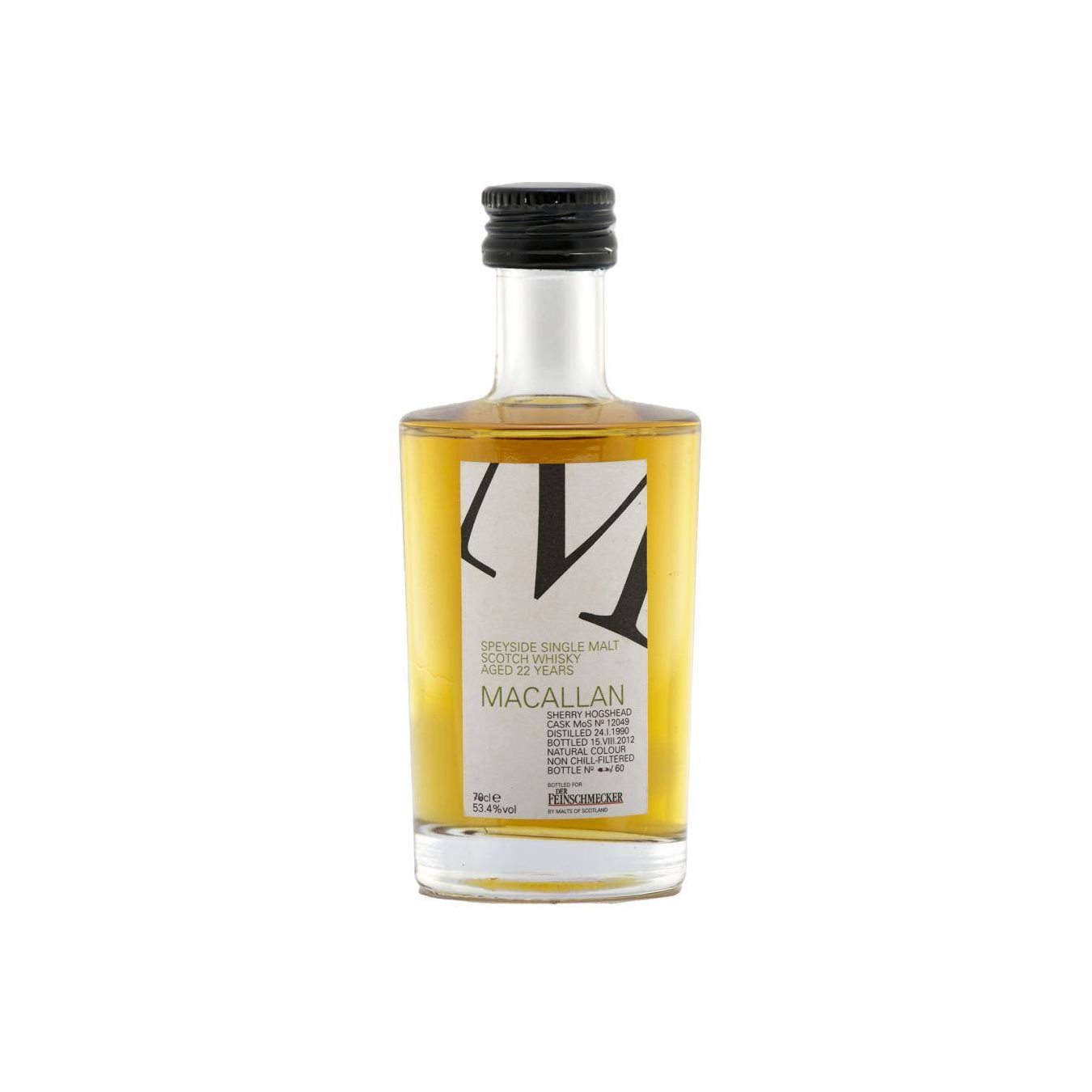 The Macallan Miniature 1990 22 Years Single Malt Whisky 2